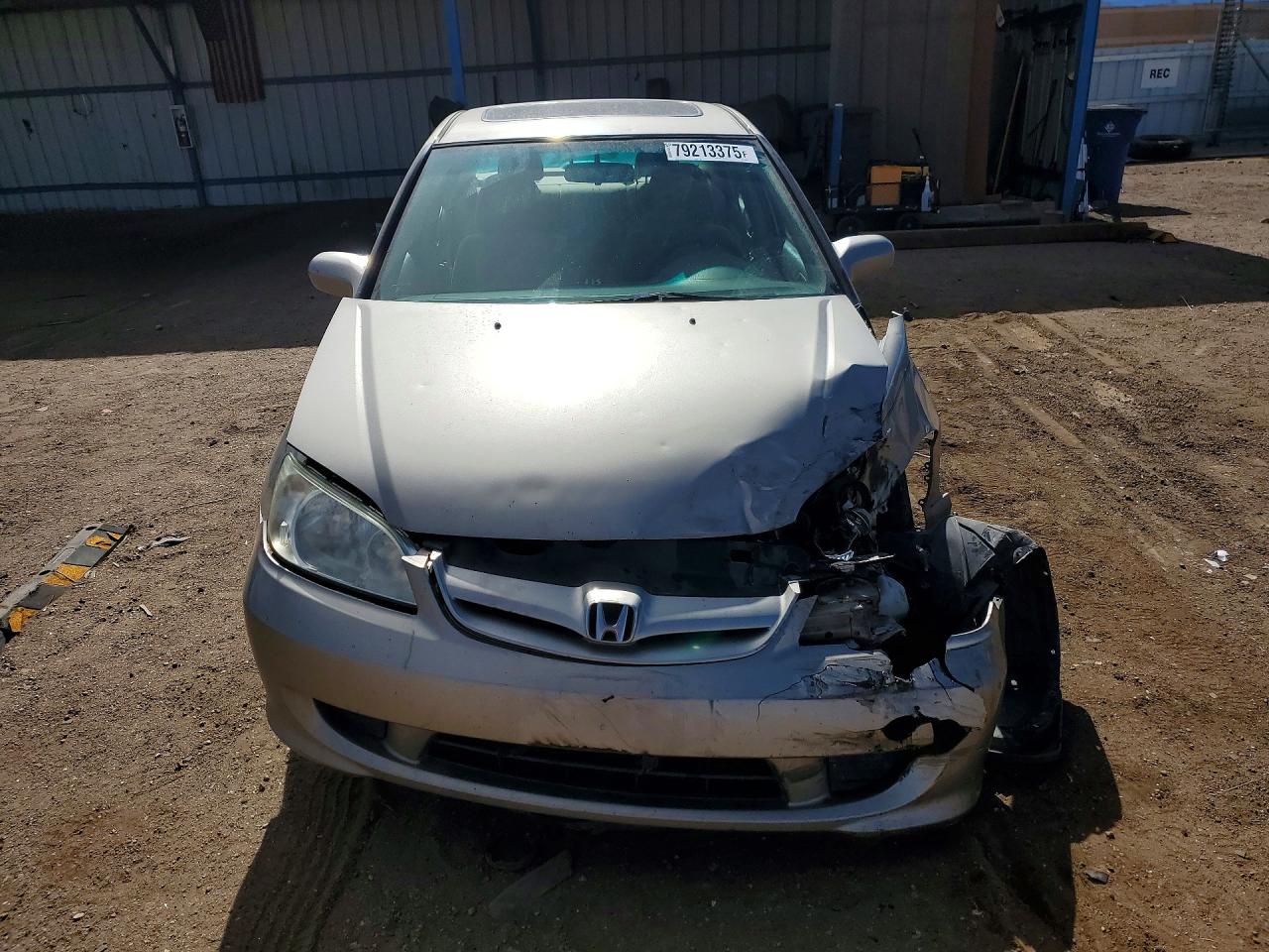 2004 Honda Civic Ex Gray vin: 2HGES257X4H640513