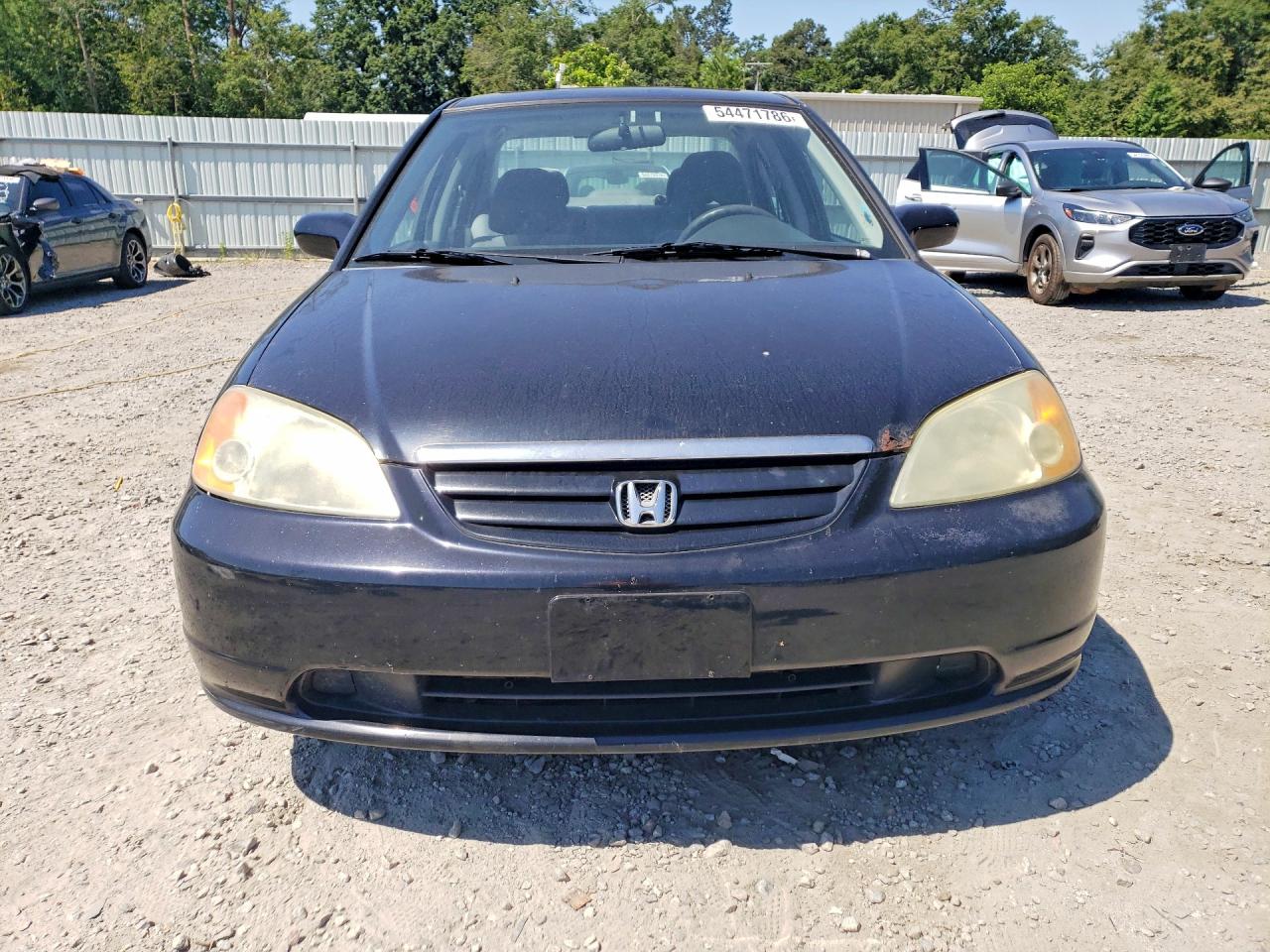 2003 Honda Civic Ex Black vin: 2HGES26703H530115