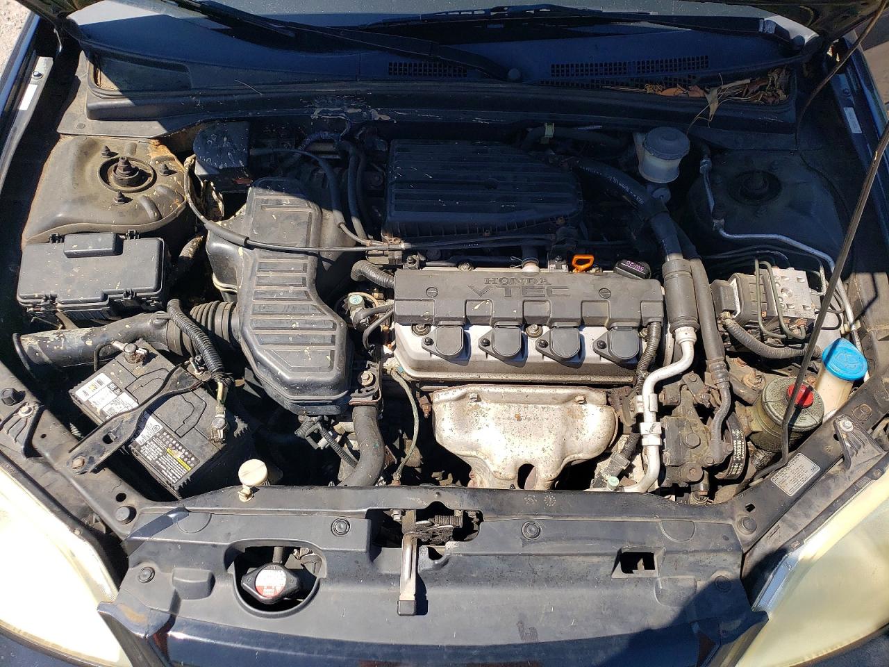 2003 Honda Civic Ex Black vin: 2HGES26703H530115