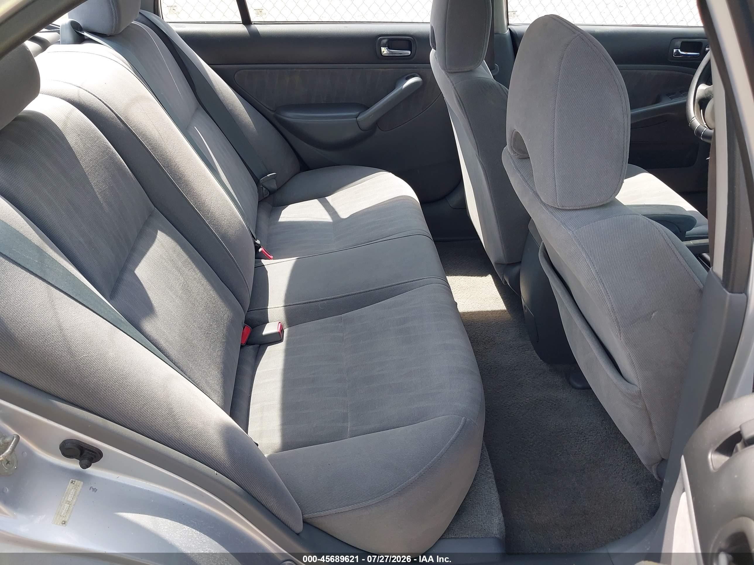 2003 Honda Civic Ex Gray vin: 2HGES26703H552308