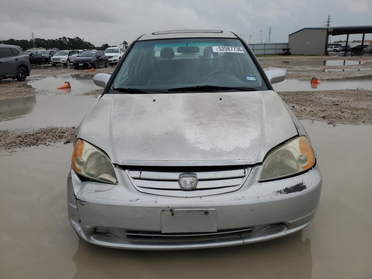 2003 Honda Civic Ex Silver vin: 2HGES26703H615228