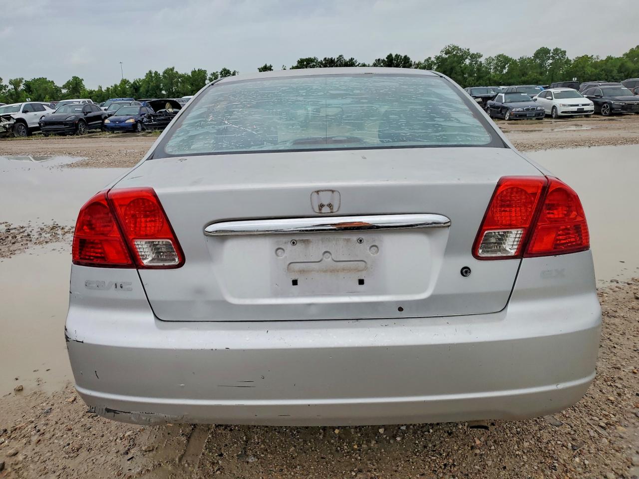 2003 Honda Civic Ex Silver vin: 2HGES26703H615228