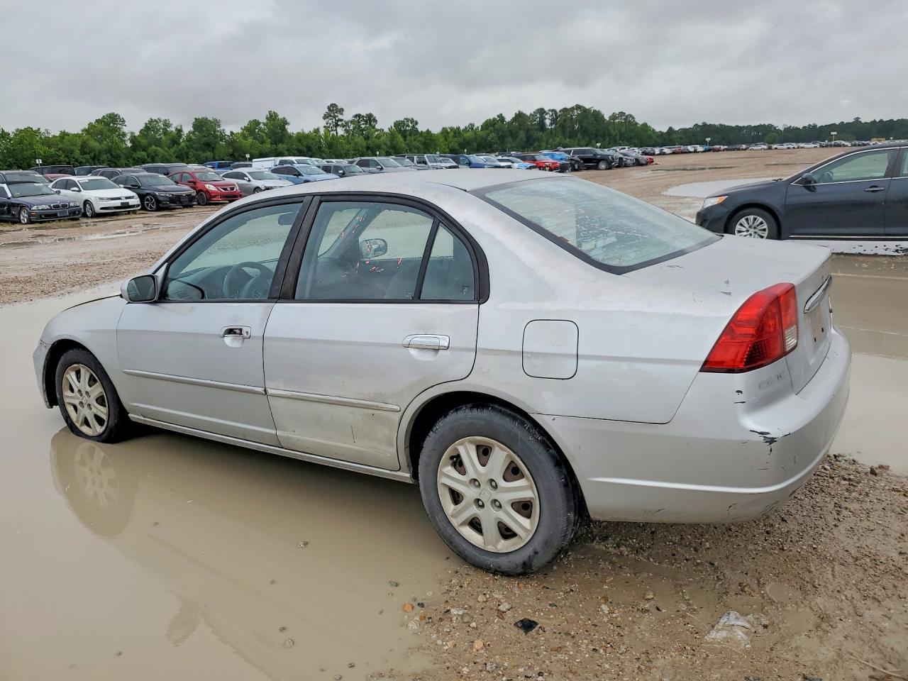 2003 Honda Civic Ex Silver vin: 2HGES26703H615228