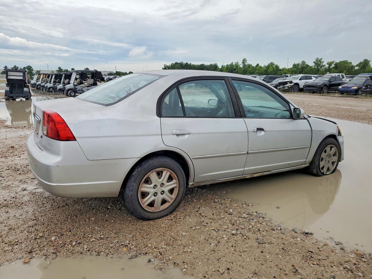 2003 Honda Civic Ex Silver vin: 2HGES26703H615228