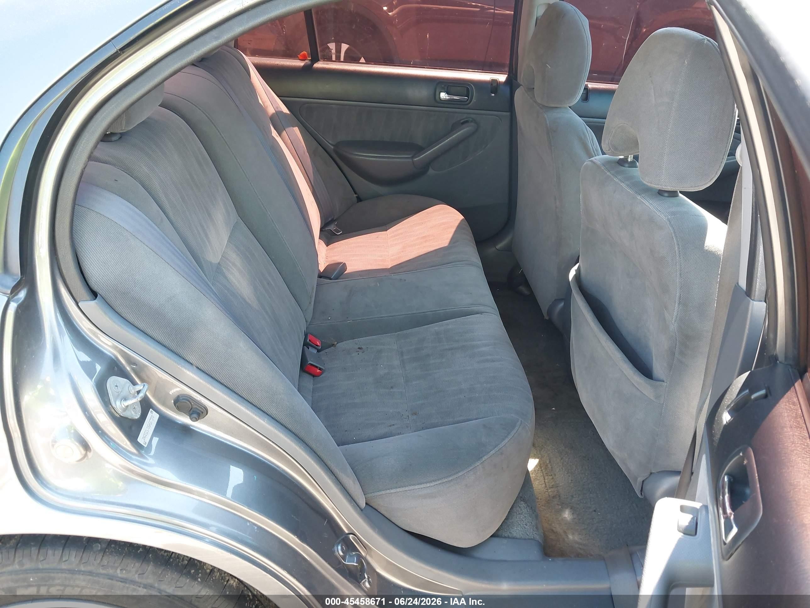 2005 Honda Civic Ex Gray vin: 2HGES26705H587370