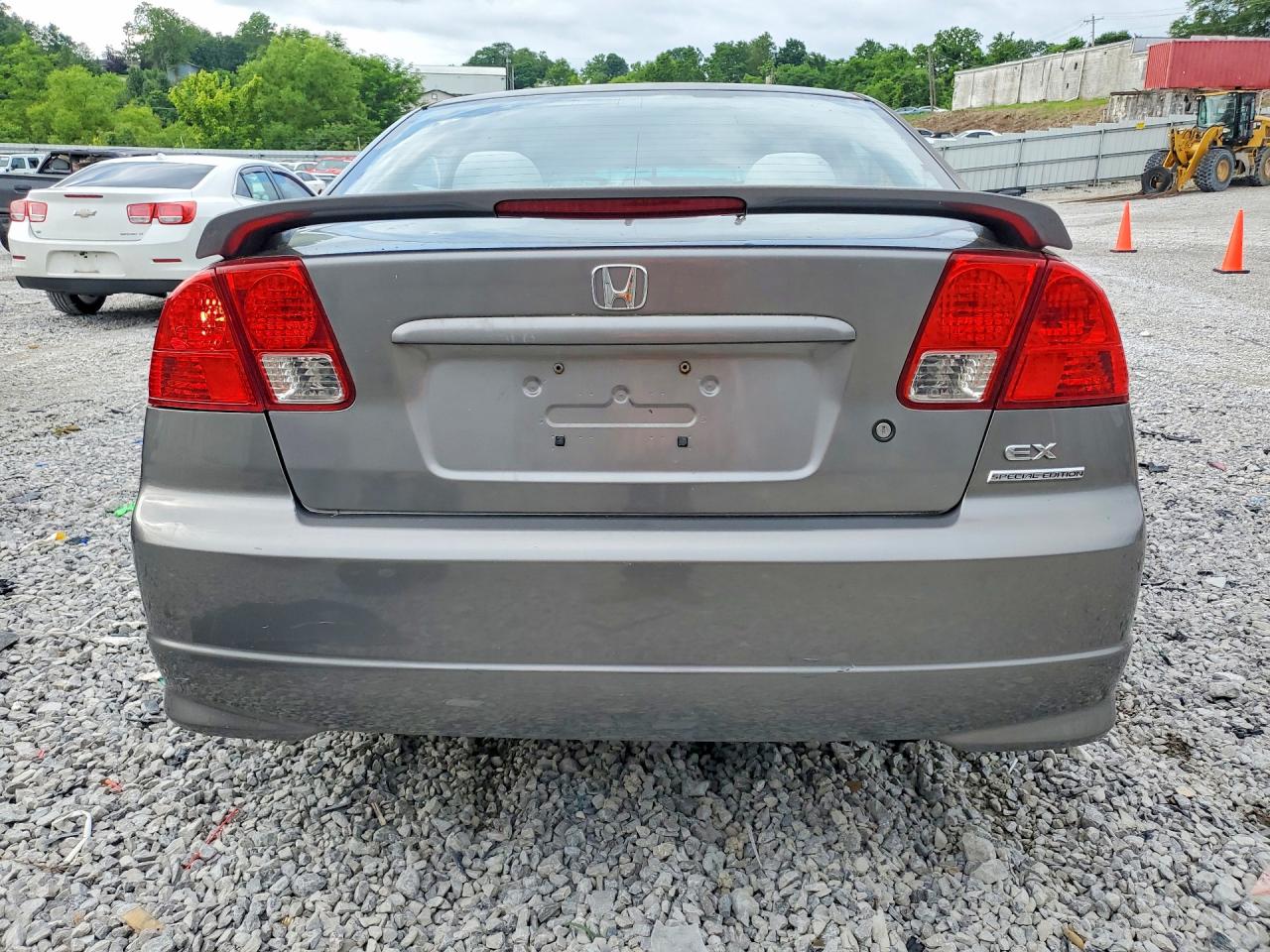 2005 Honda Civic Ex Gray vin: 2HGES26705H600103
