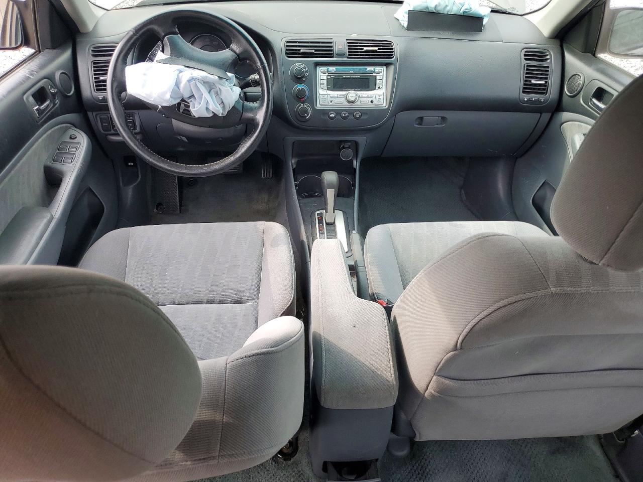 2005 Honda Civic Ex Gray vin: 2HGES26705H600103