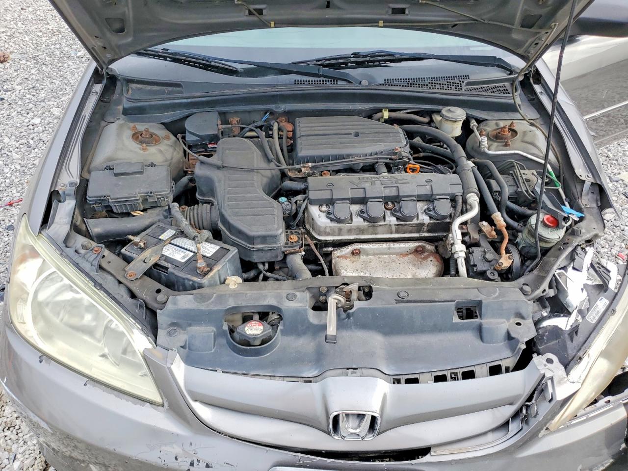 2005 Honda Civic Ex Gray vin: 2HGES26705H600103