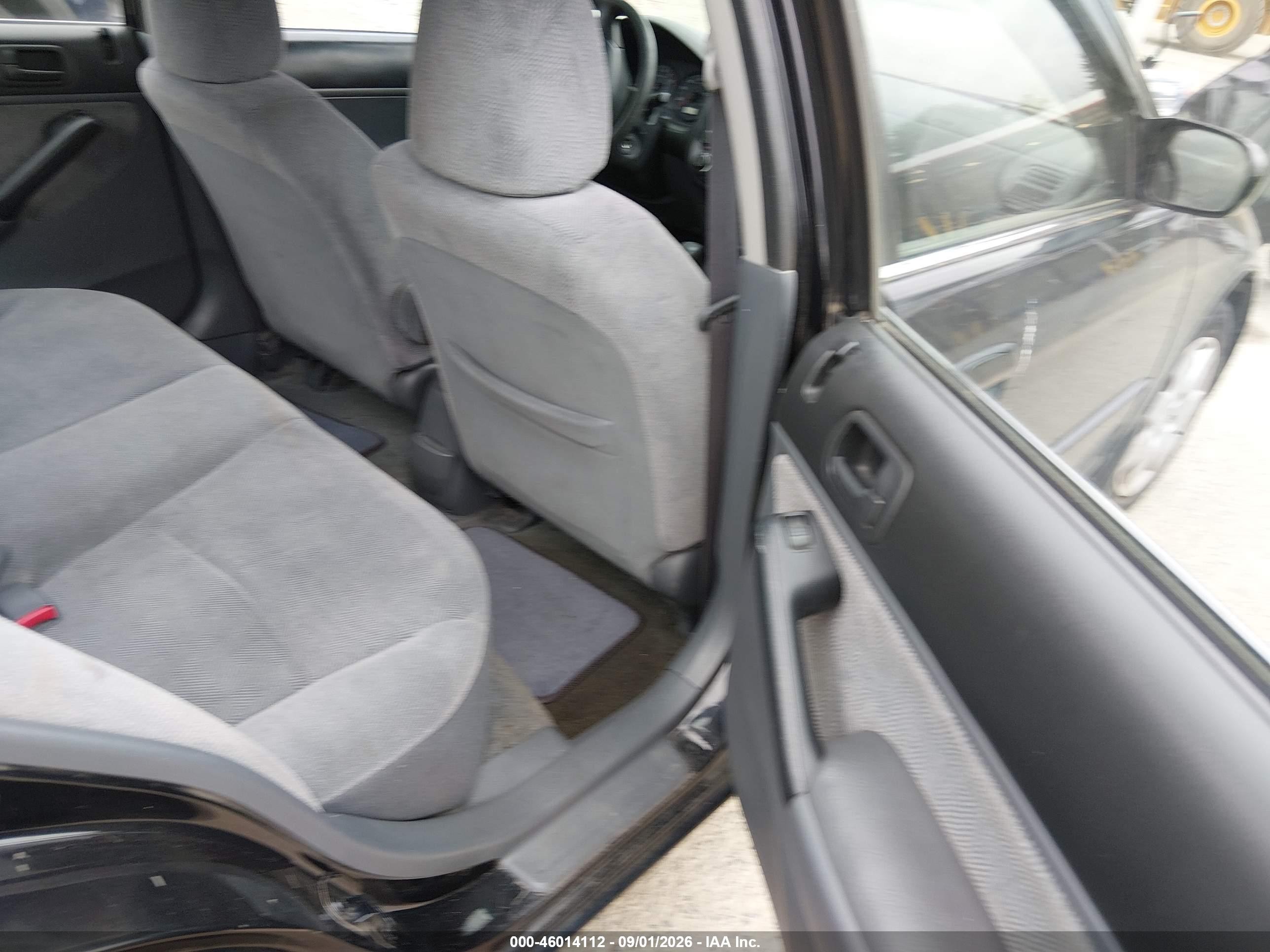 2001 Honda Civic Ex Black vin: 2HGES26711H608303