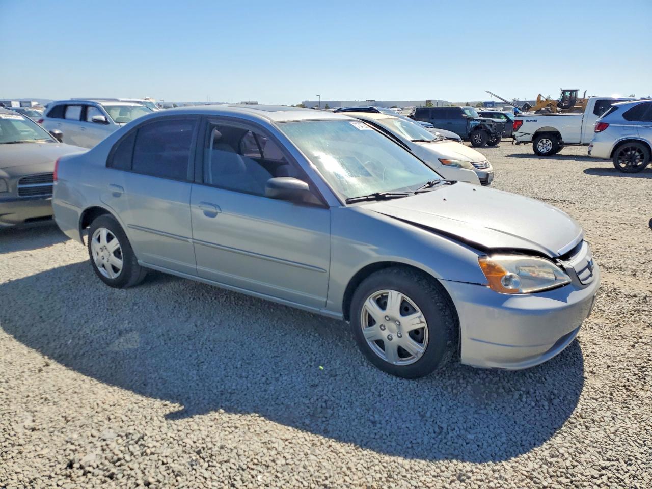 2003 Honda Civic Ex Silver vin: 2HGES26713H523836