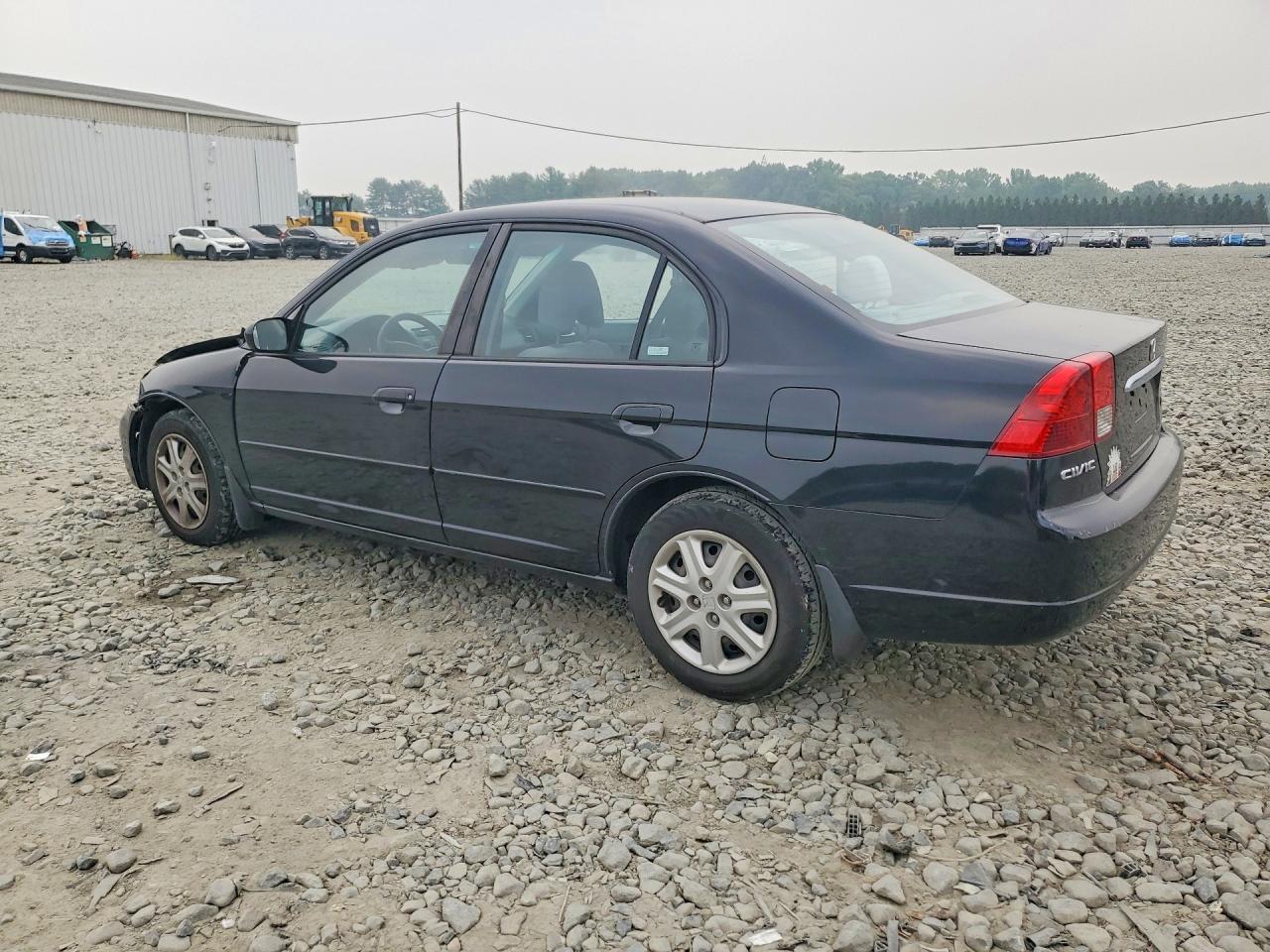 2003 Honda Civic Ex Black vin: 2HGES26713H544749