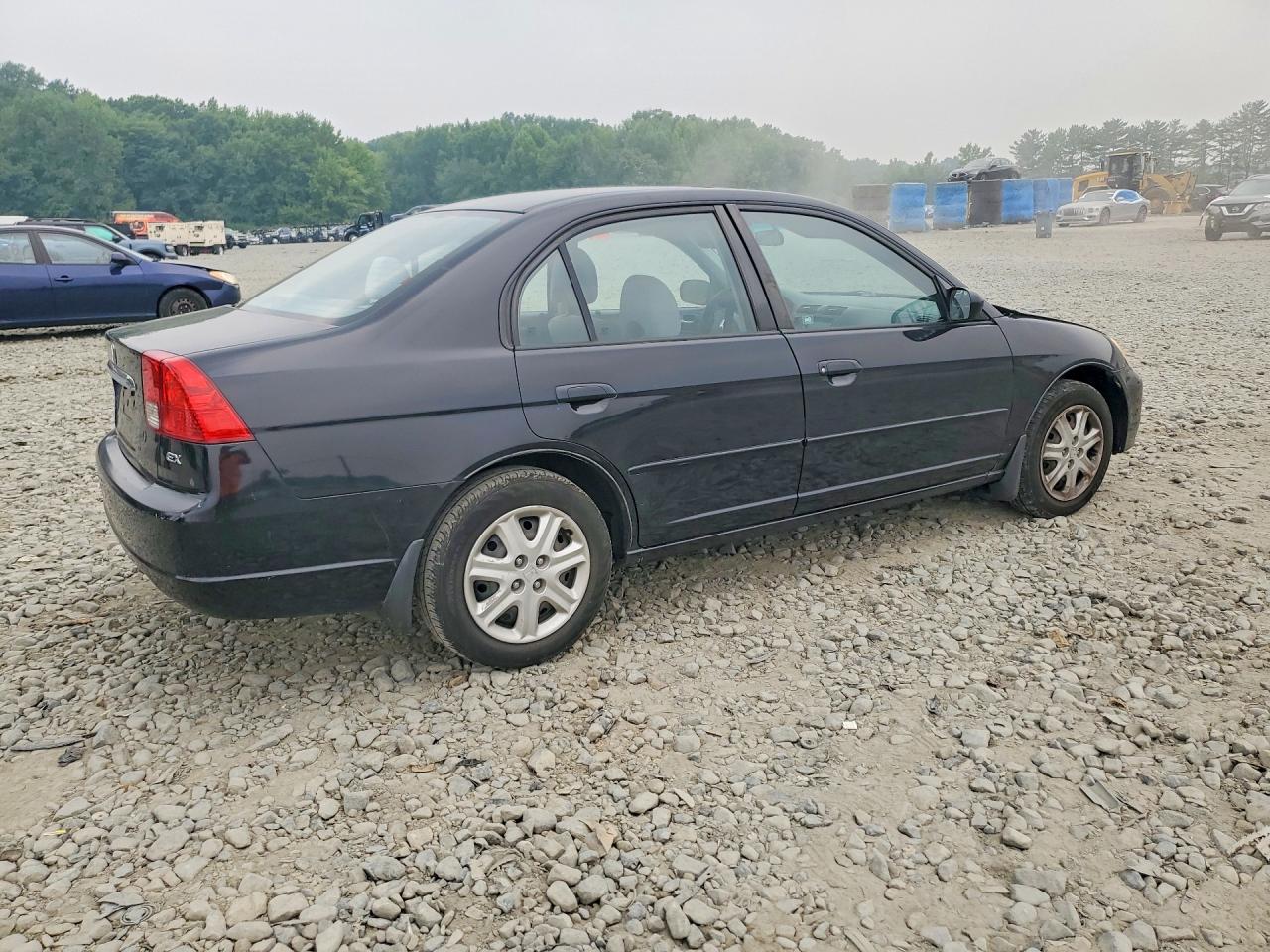 2003 Honda Civic Ex Black vin: 2HGES26713H544749