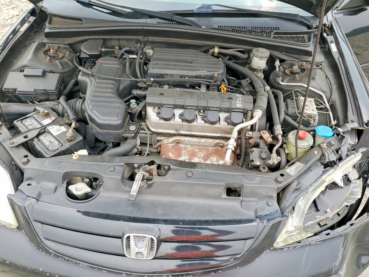 2003 Honda Civic Ex Black vin: 2HGES26713H544749
