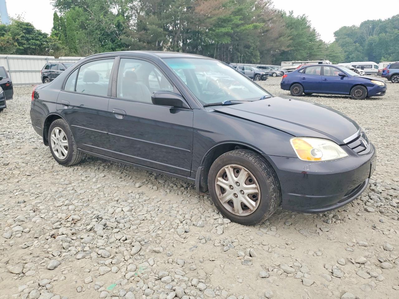 2003 Honda Civic Ex Black vin: 2HGES26713H544749