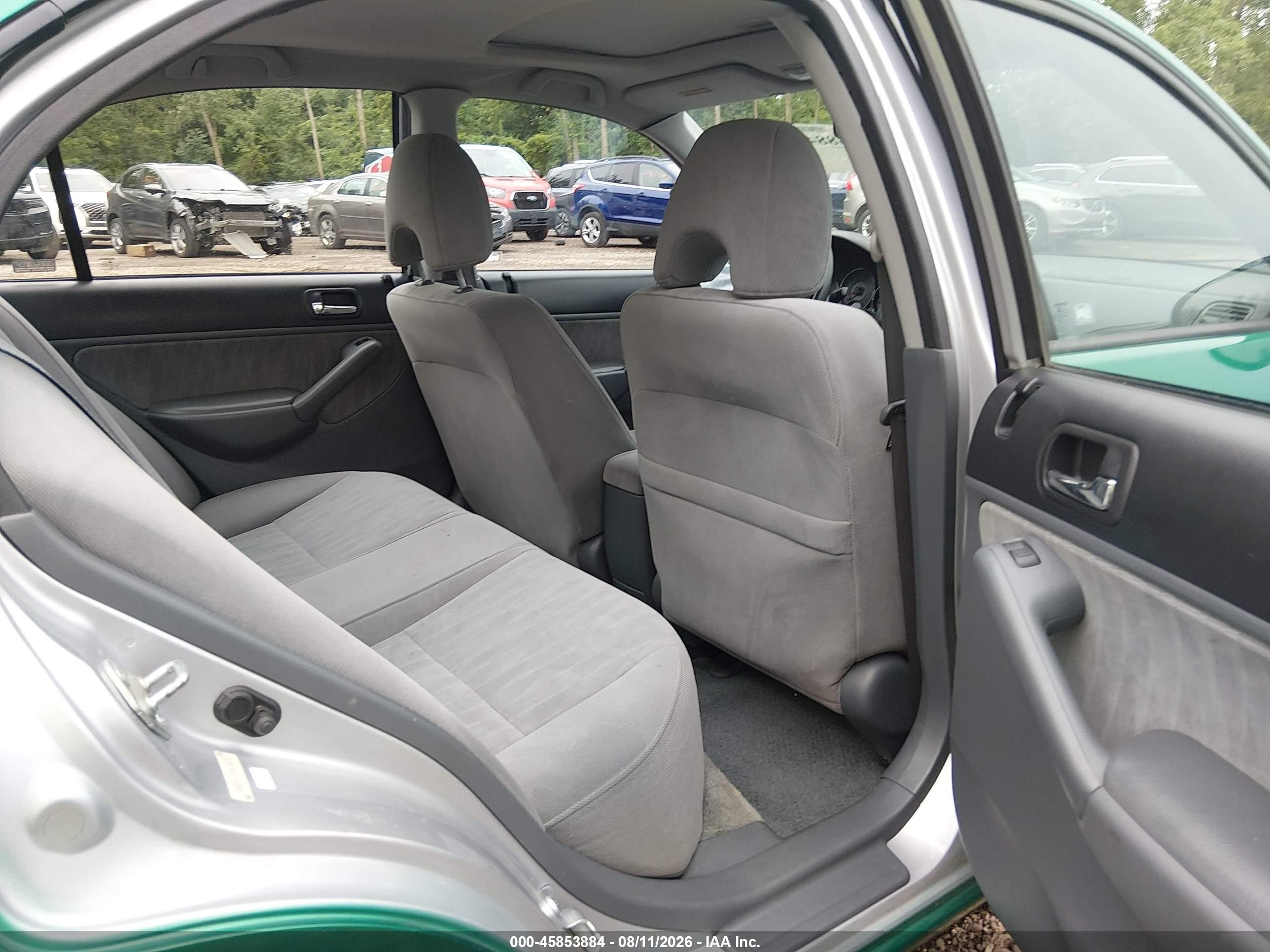 2003 Honda Civic Ex Green vin: 2HGES26713H614833