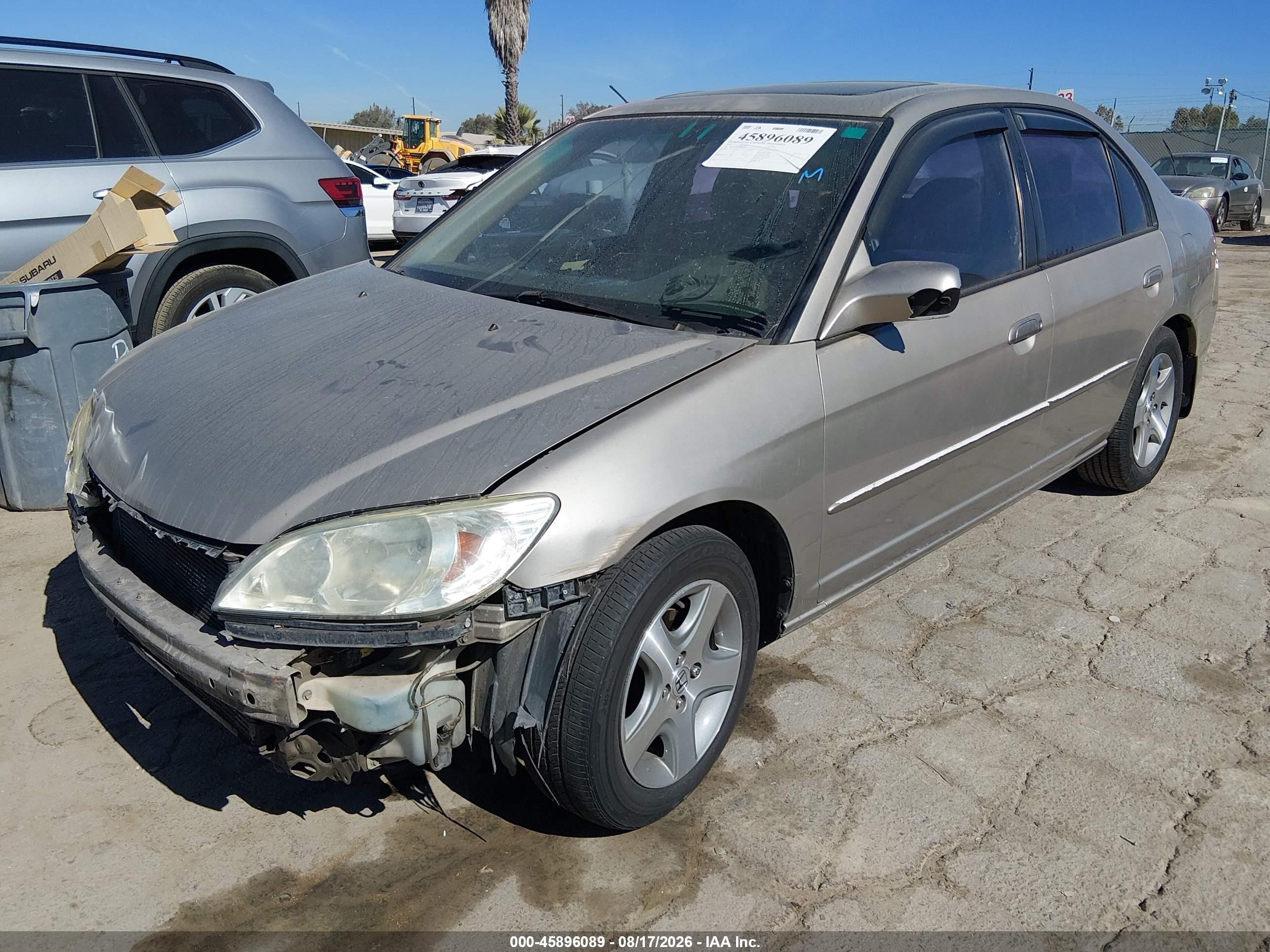 2004 Honda Civic Ex Gold vin: 2HGES26714H532053