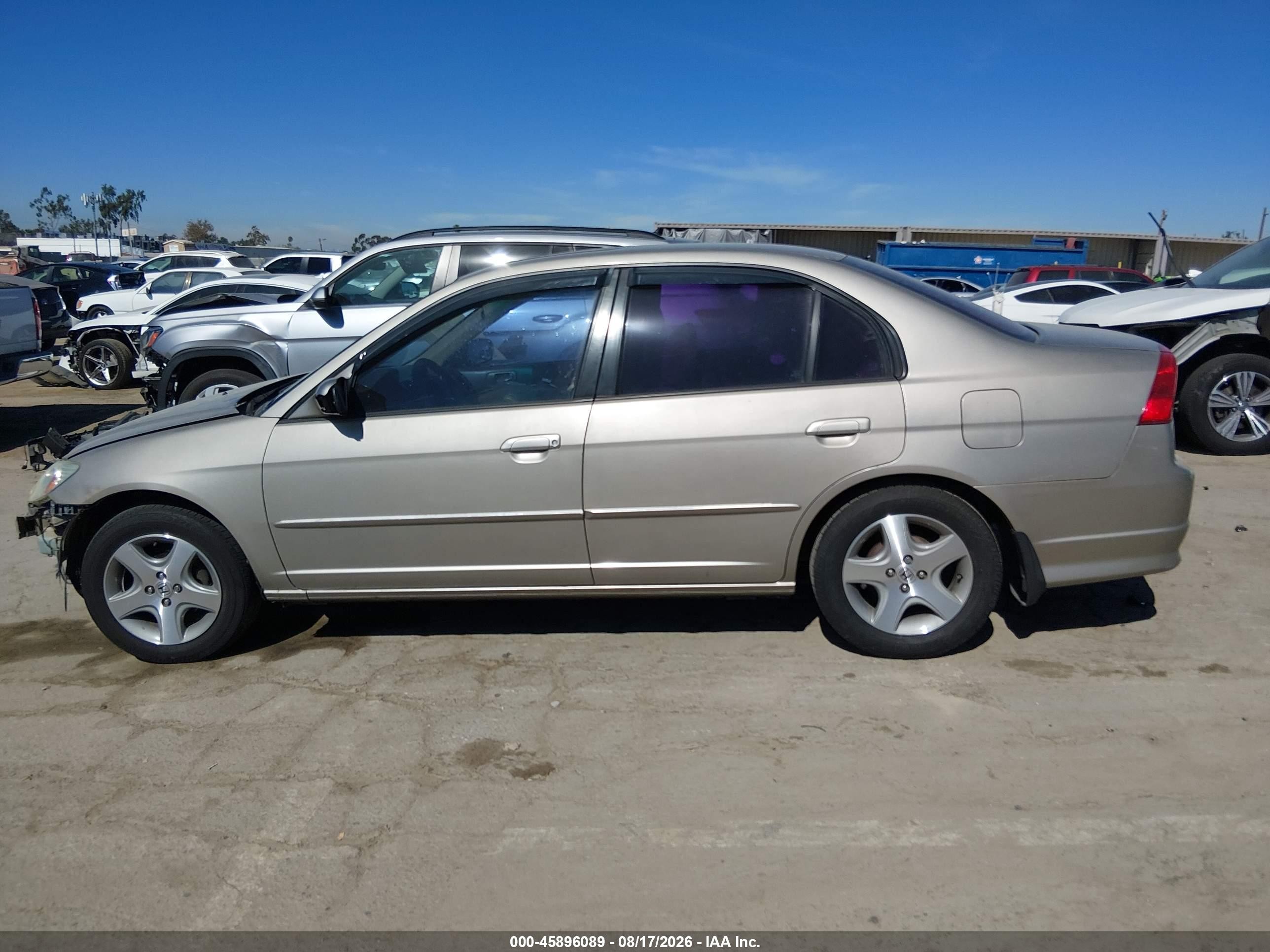 2004 Honda Civic Ex Gold vin: 2HGES26714H532053