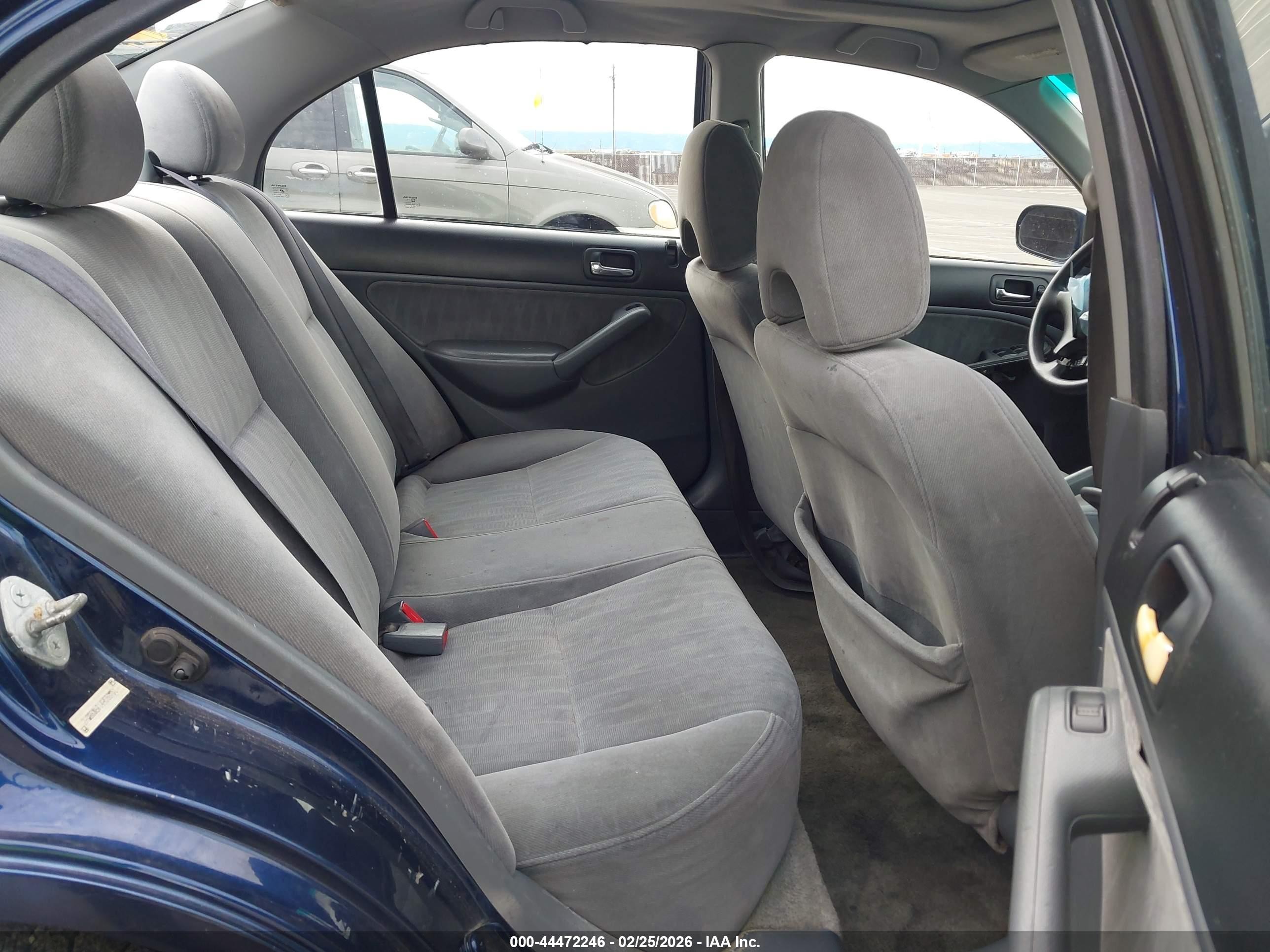 2004 Honda Civic Ex Blue vin: 2HGES26714H558751
