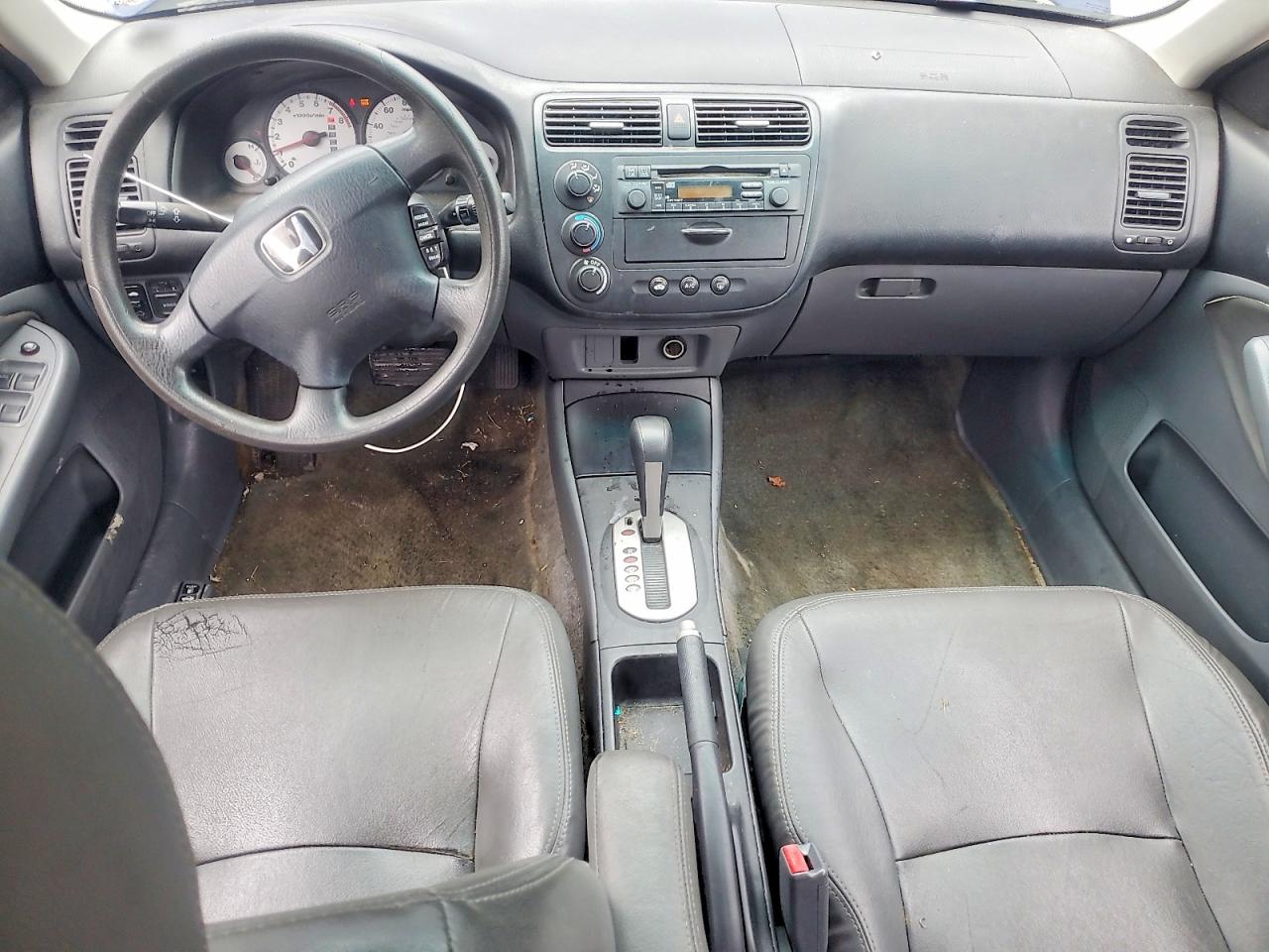 2002 Honda Civic Ex Blue vin: 2HGES26722H505814