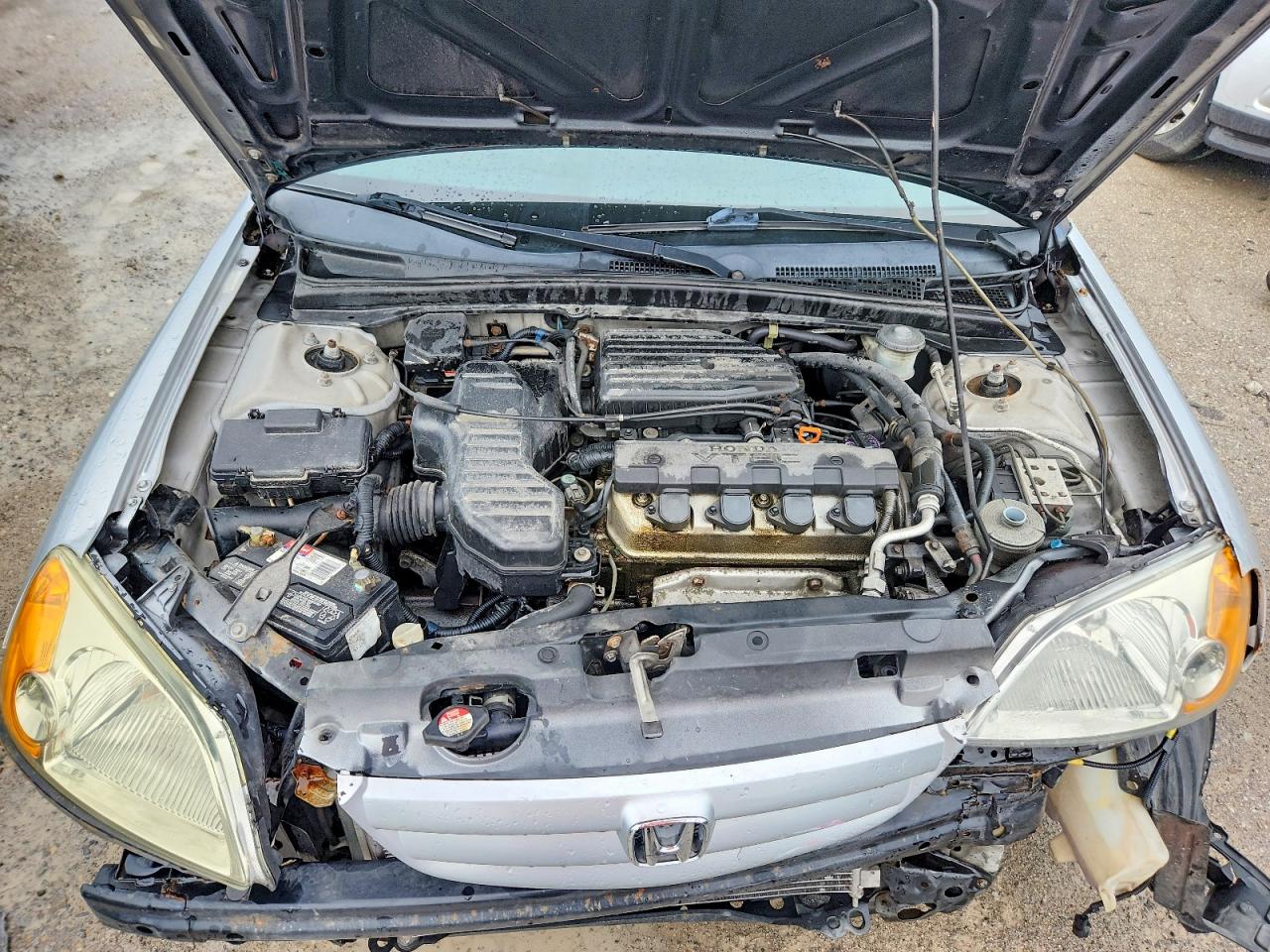 2002 Honda Civic Ex Серебряный vin: 2HGES26722H560697