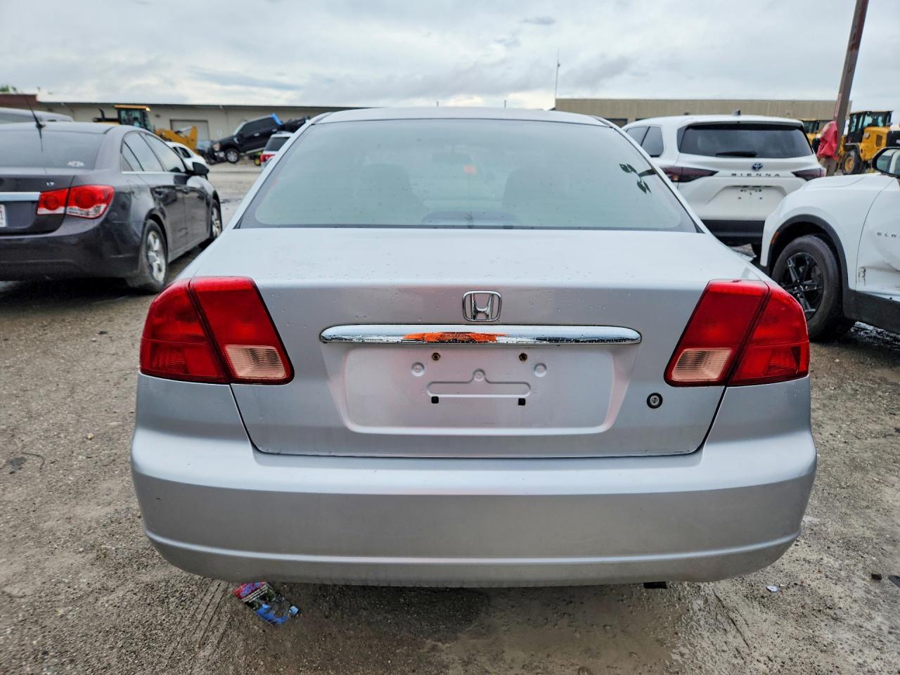 2002 Honda Civic Ex Серебряный vin: 2HGES26722H560697