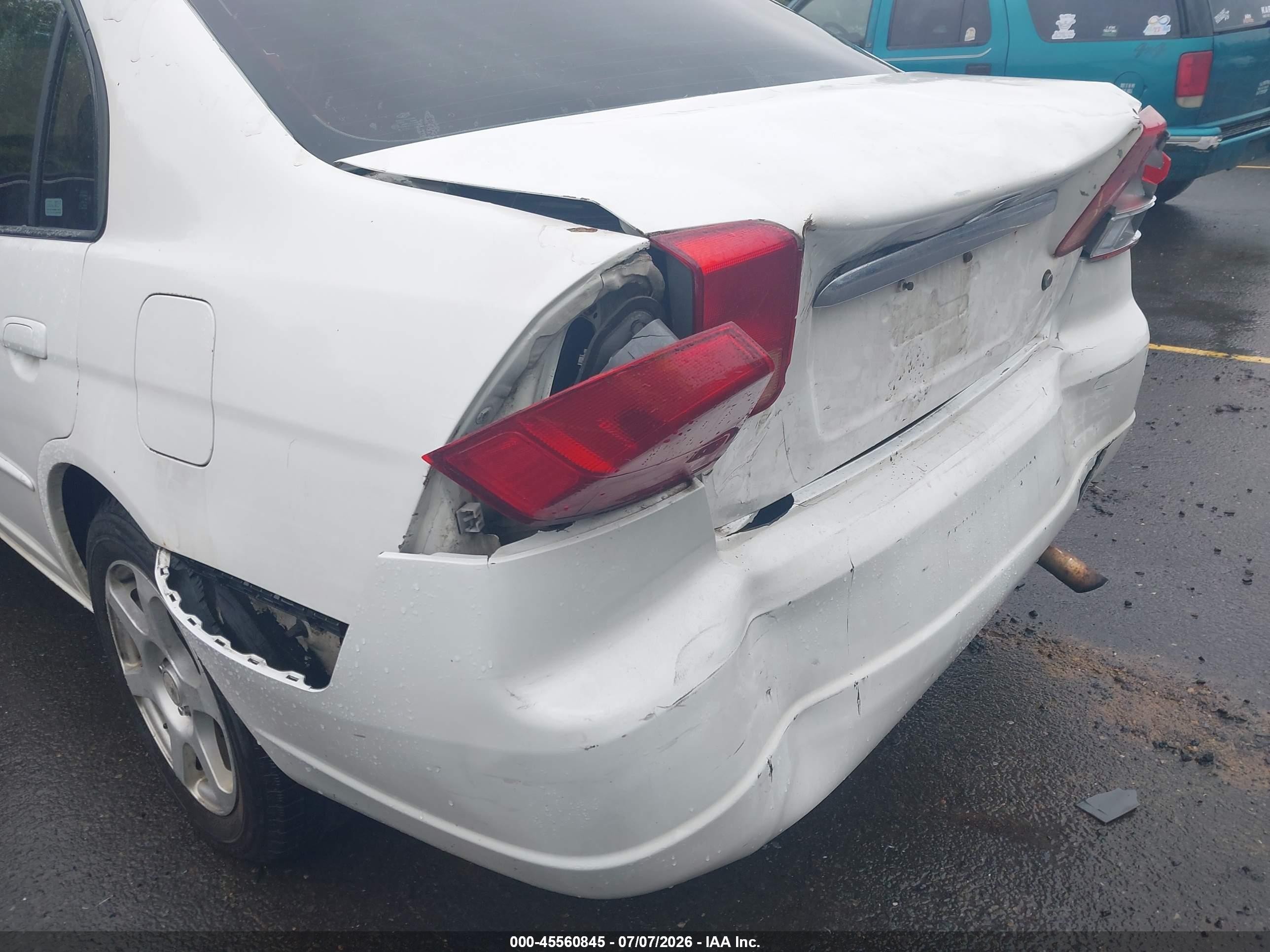 2002 Honda Civic Ex White vin: 2HGES26722H590413