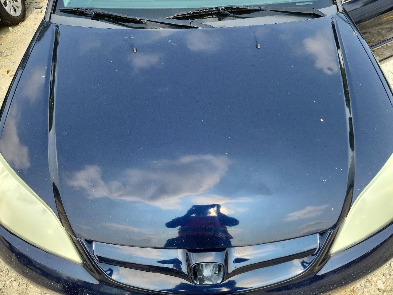 2004 Honda Civic Ex Blue vin: 2HGES26724H537682