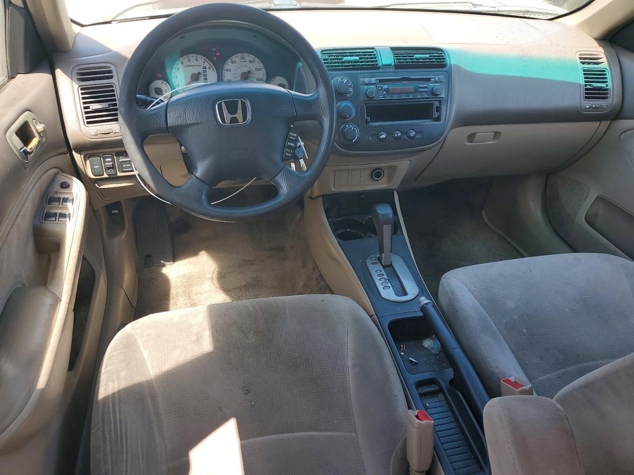 2002 Honda Civic Ex Tan vin: 2HGES26732H569876