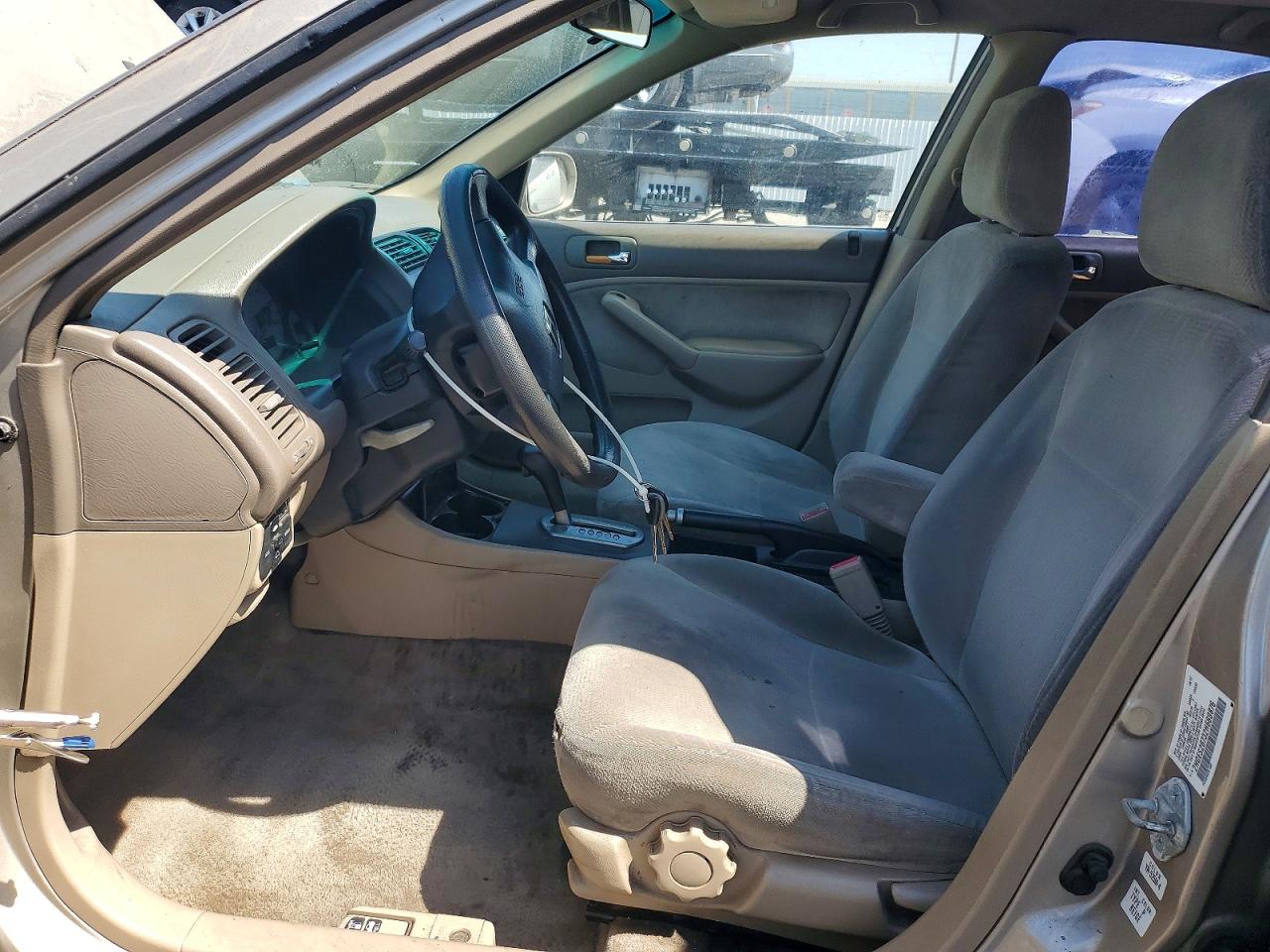 2002 Honda Civic Ex Tan vin: 2HGES26732H569876