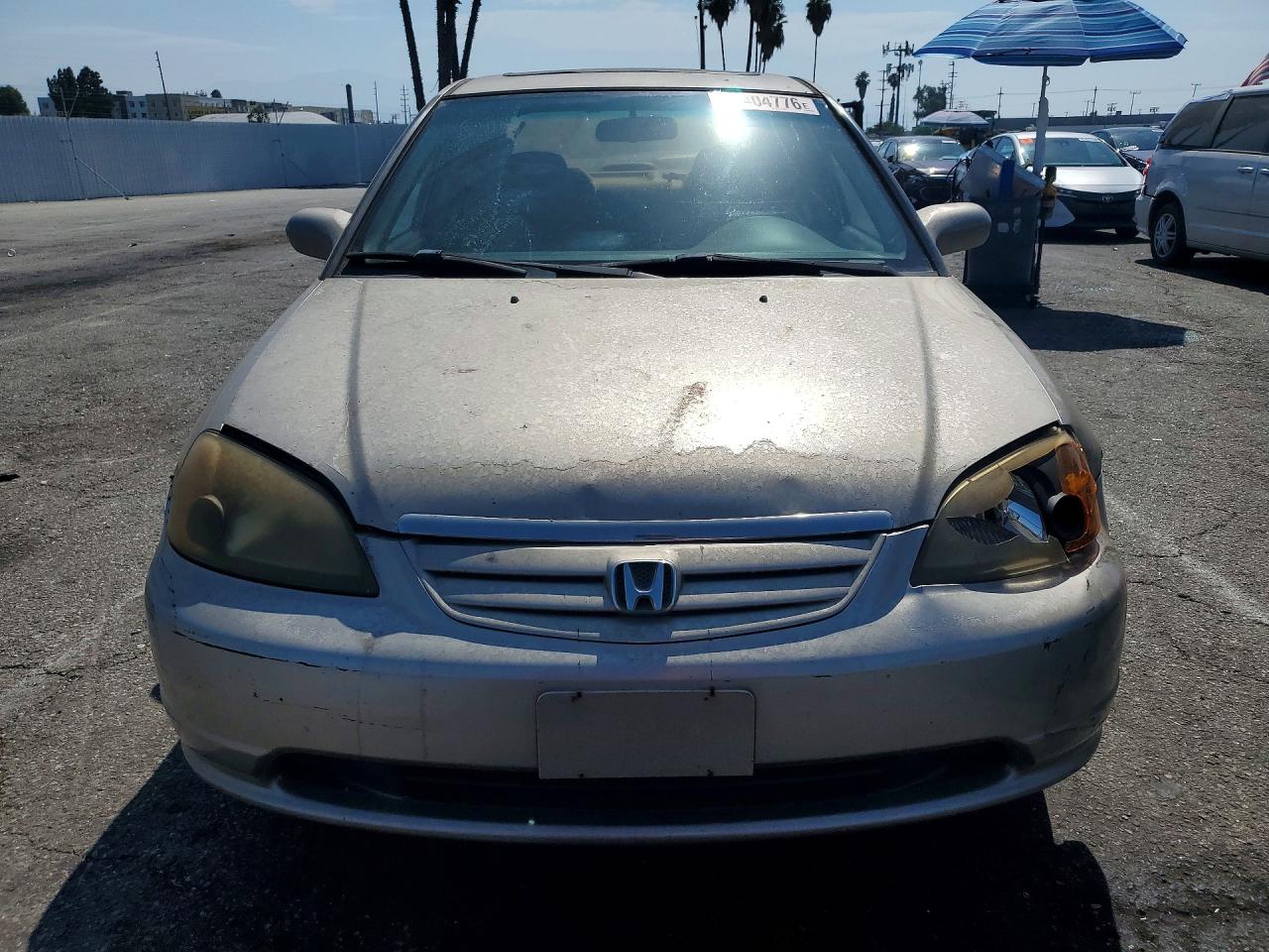 2002 Honda Civic Ex Tan vin: 2HGES26732H569876