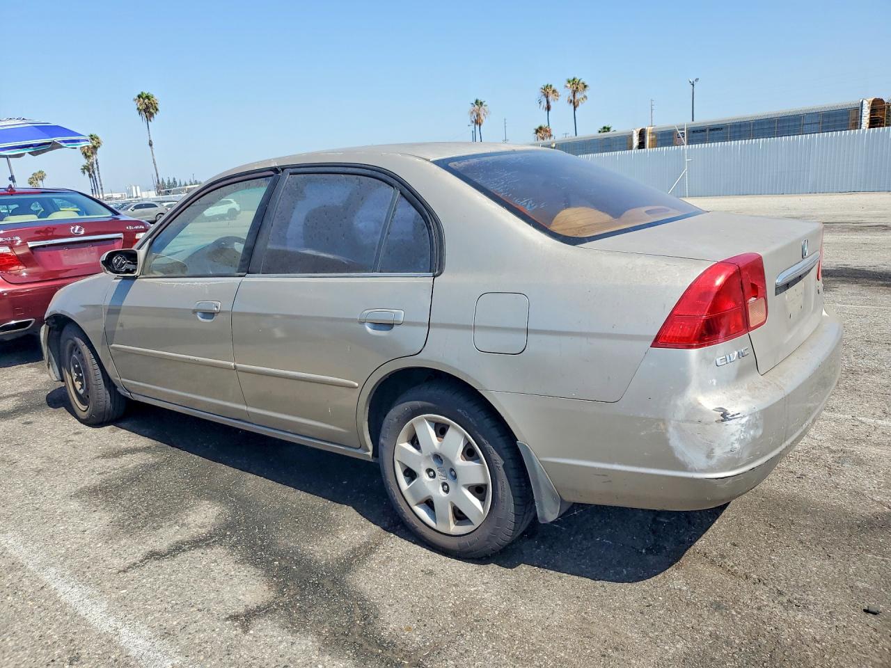 2002 Honda Civic Ex Tan vin: 2HGES26732H569876