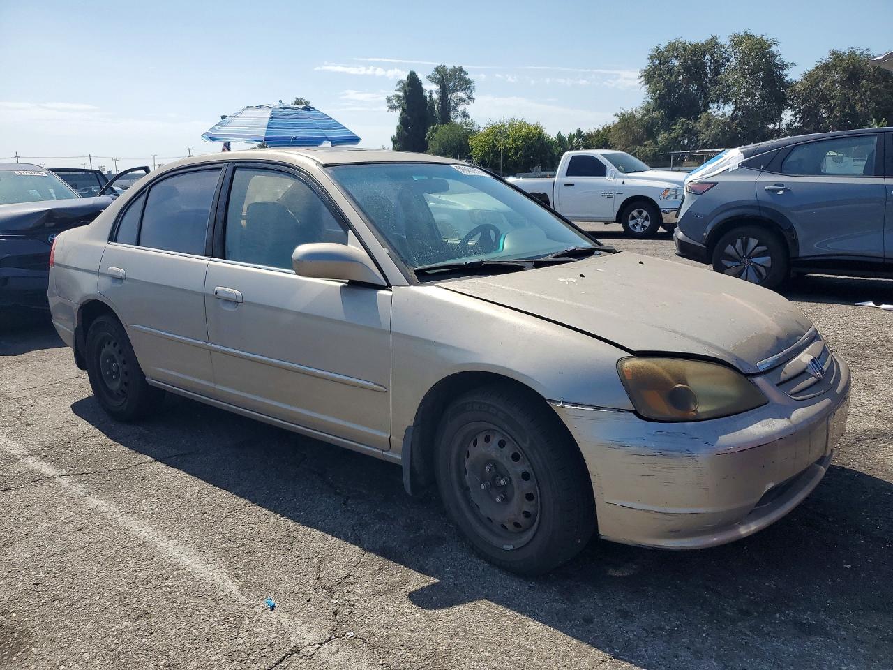 2002 Honda Civic Ex Tan vin: 2HGES26732H569876