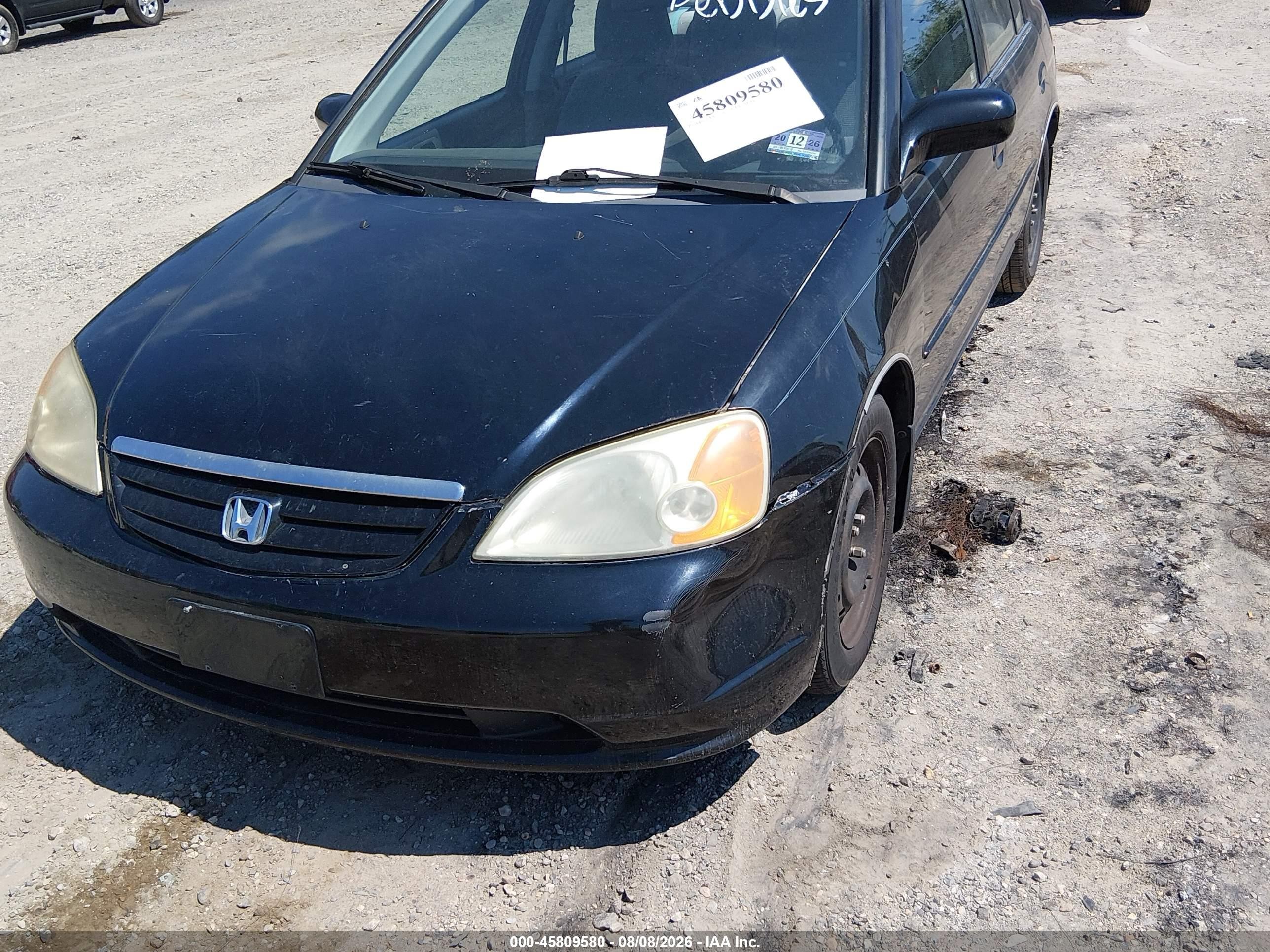 2002 Honda Civic Ex Black vin: 2HGES26732H594888