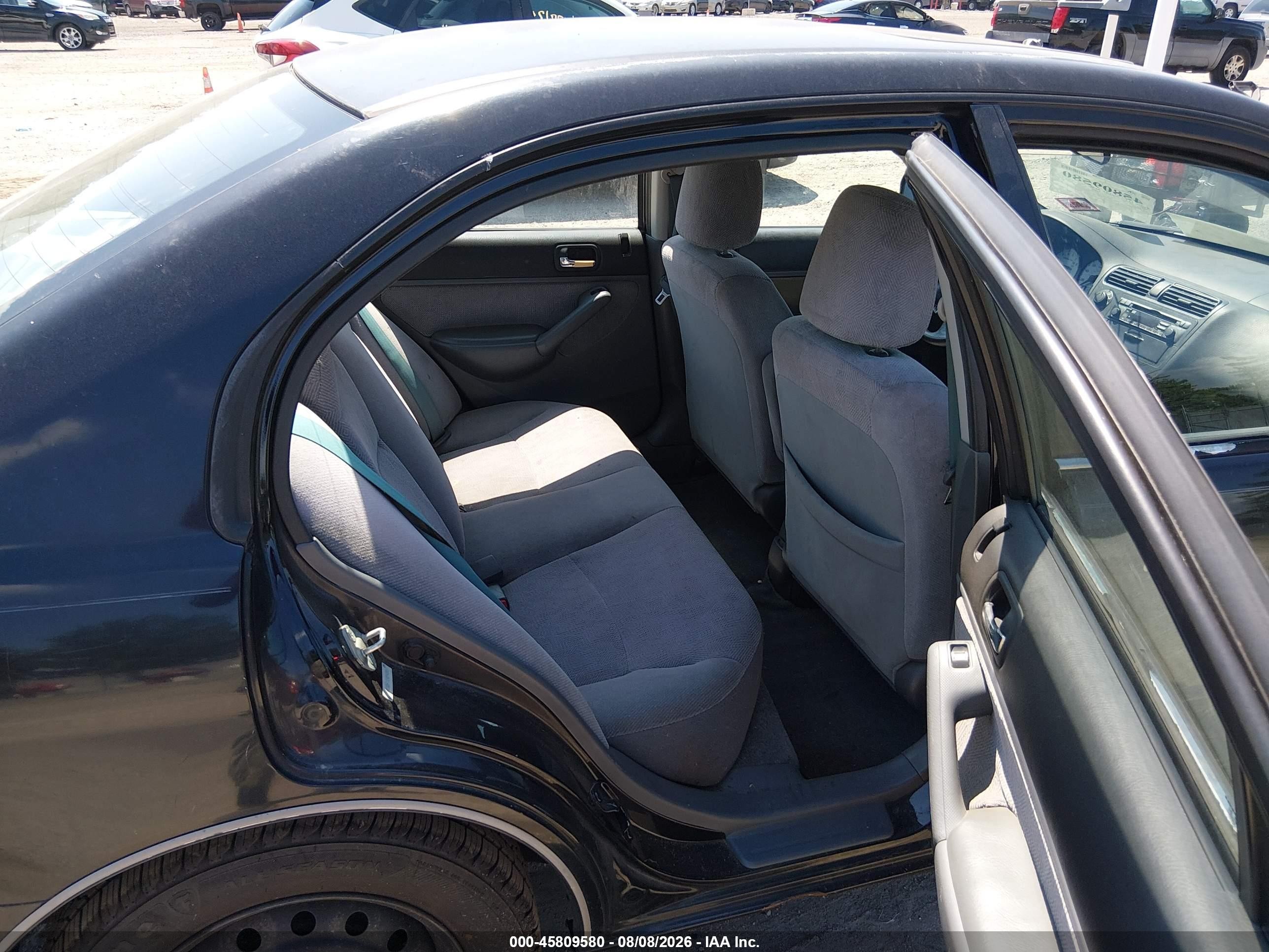 2002 Honda Civic Ex Black vin: 2HGES26732H594888