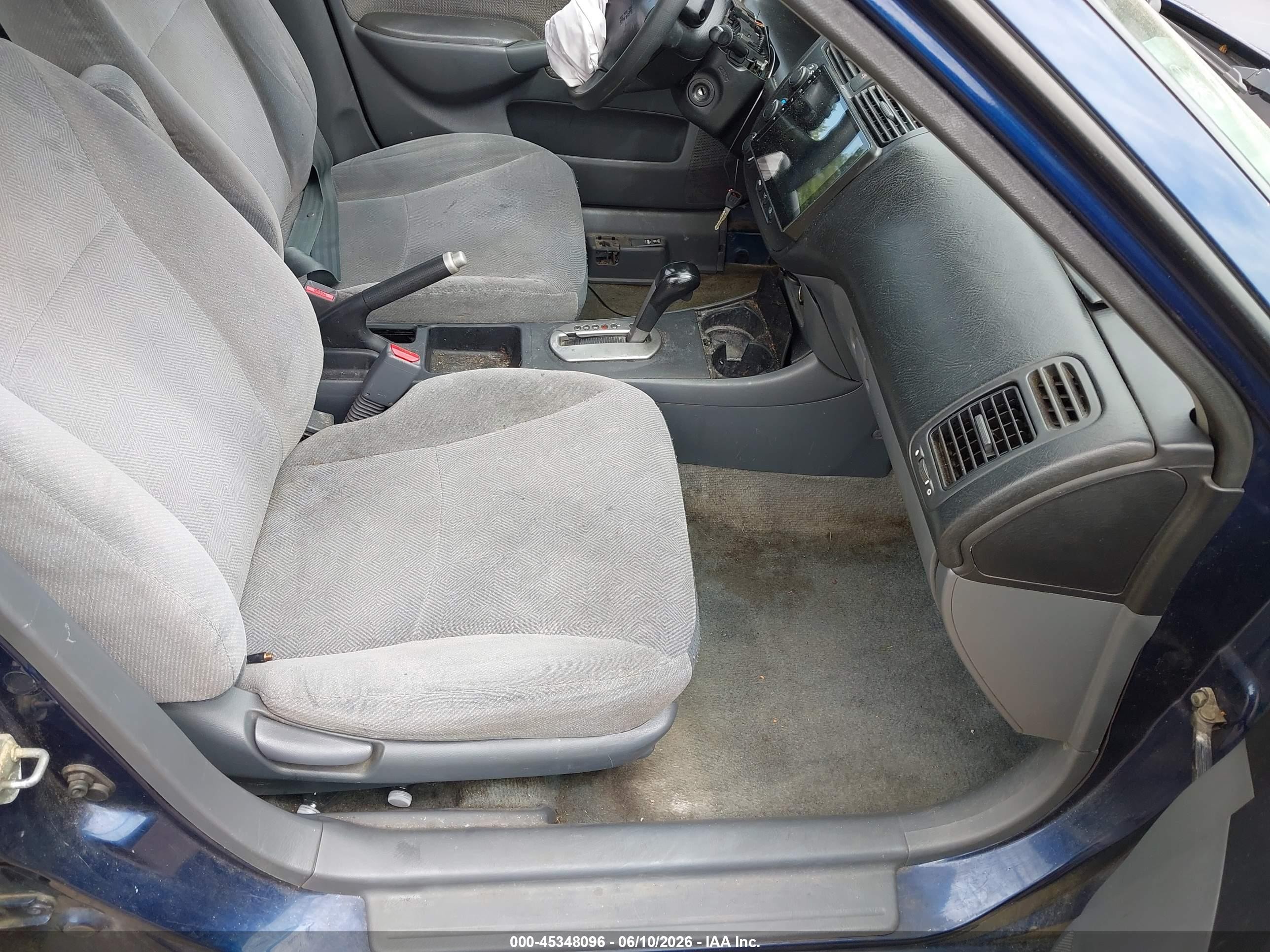 2002 Honda Civic Ex Dark Blue vin: 2HGES26732H602598