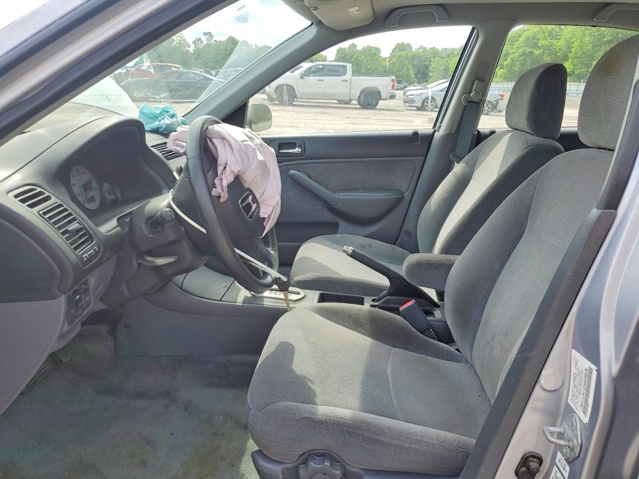 2002 Honda Civic Ex Silver vin: 2HGES26732H604528