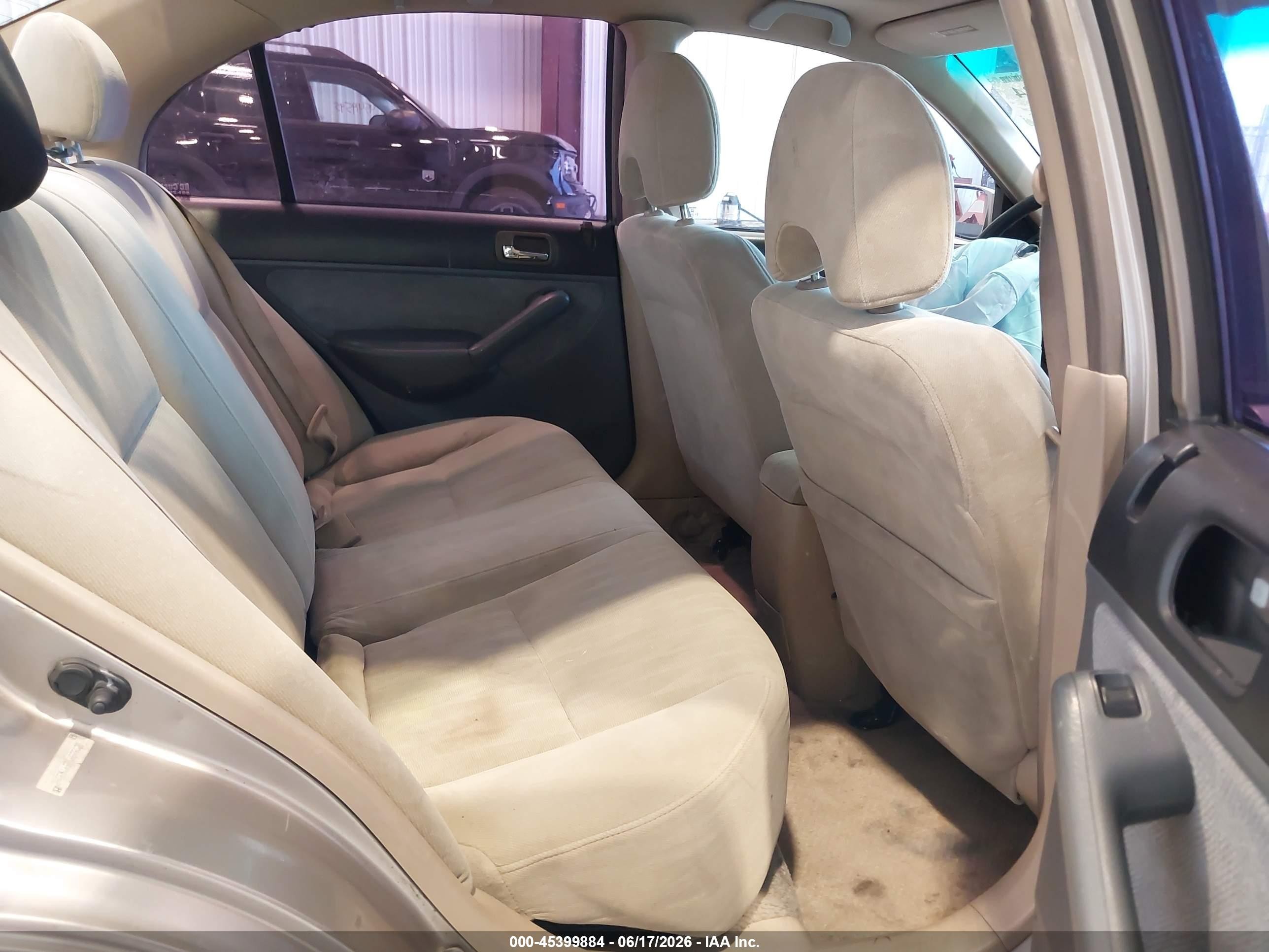 2003 Honda Civic Ex Желто-коричневый vin: 2HGES26733H524874