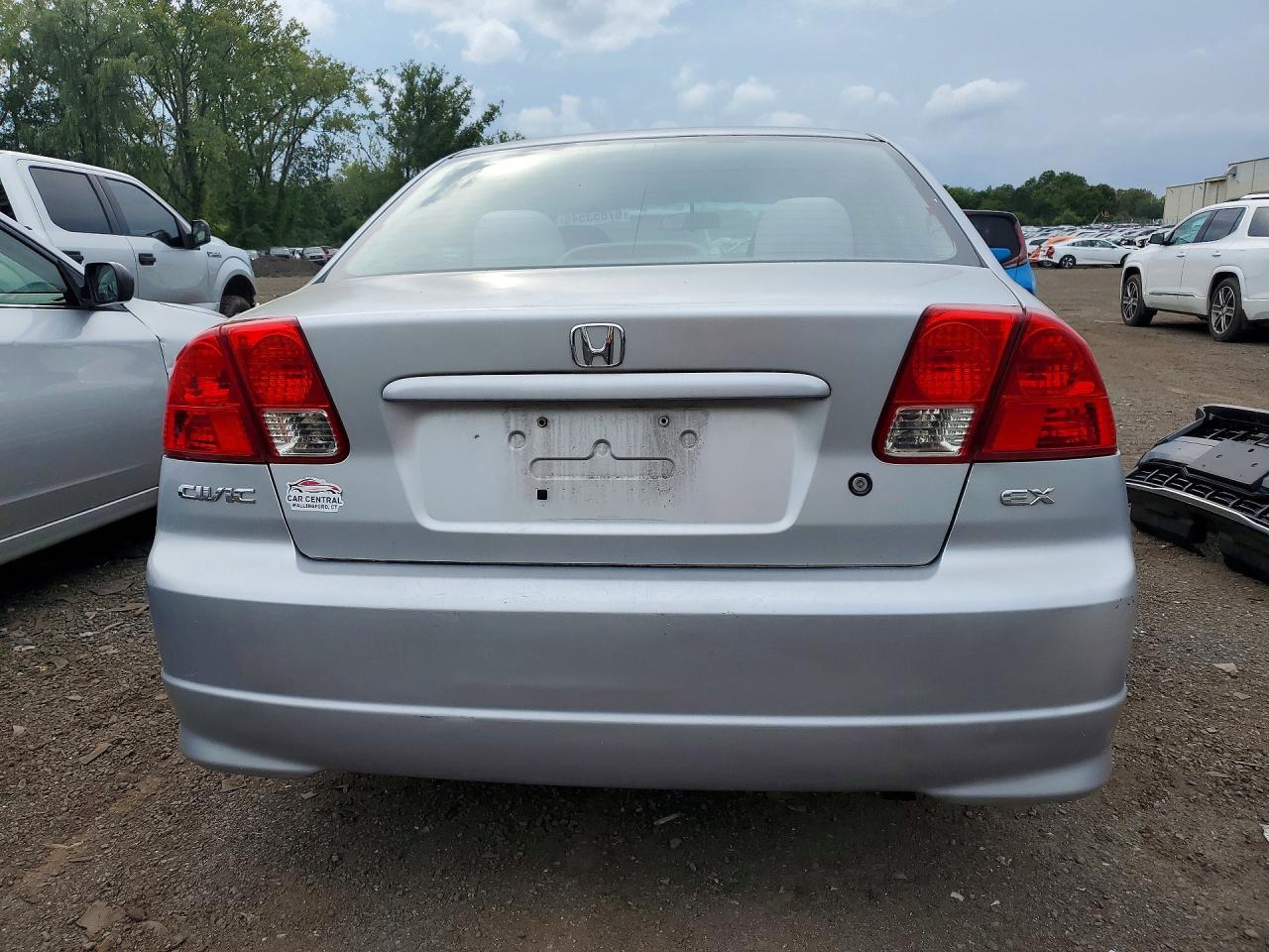 2004 Honda Civic Ex Серебряный vin: 2HGES26734H506070