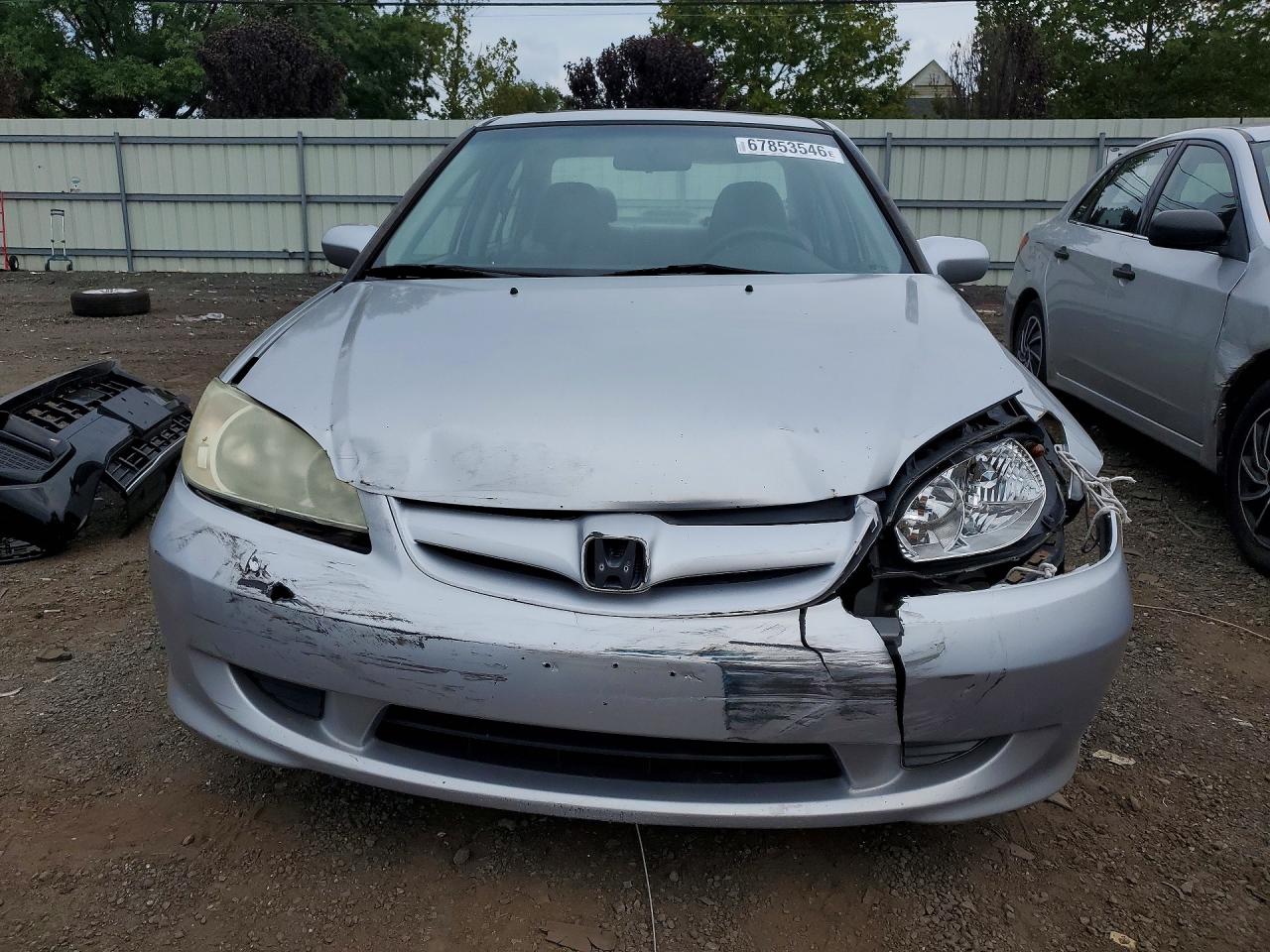 2004 Honda Civic Ex Серебряный vin: 2HGES26734H506070