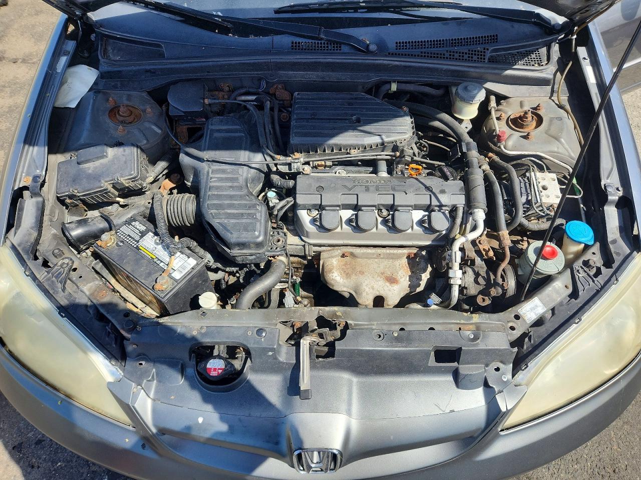 2004 Honda Civic Ex Gray vin: 2HGES26734H523922