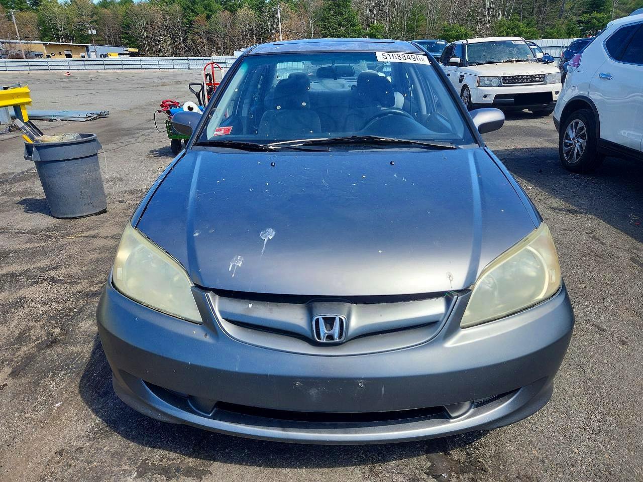 2004 Honda Civic Ex Gray vin: 2HGES26734H523922
