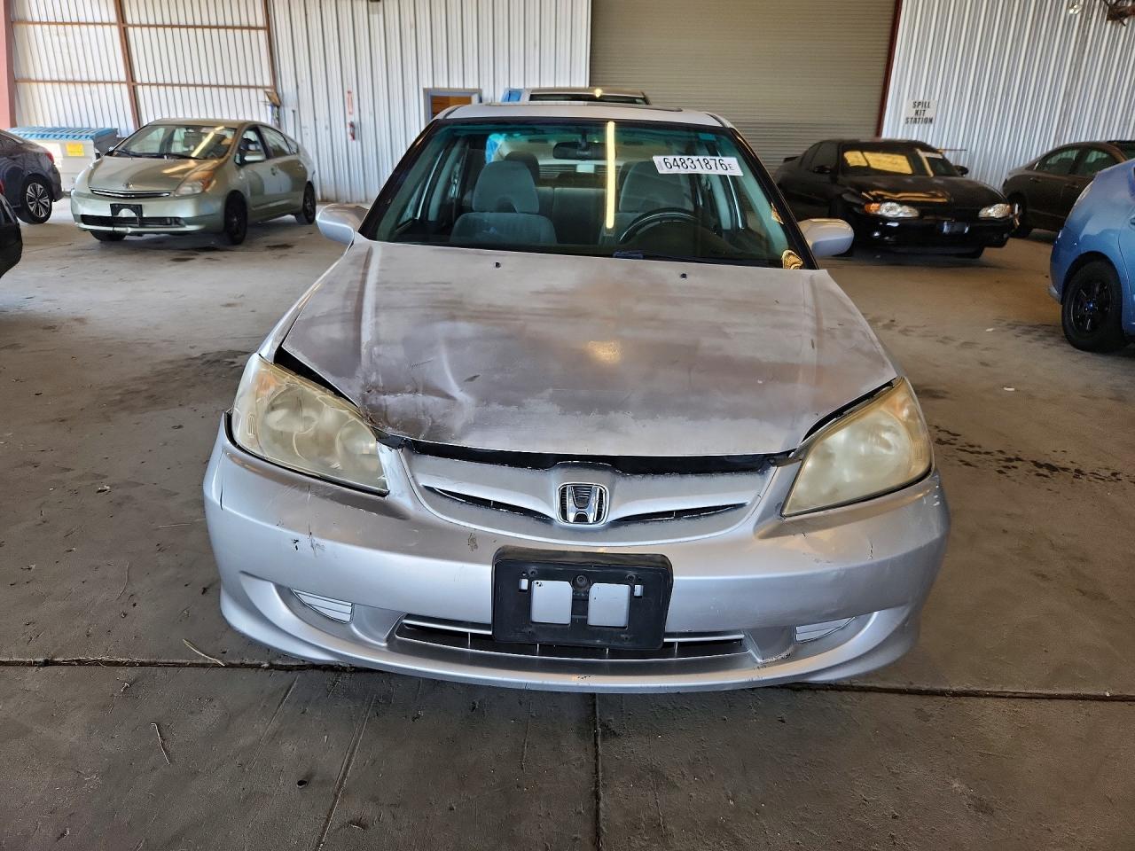 2004 Honda Civic Ex Серебряный vin: 2HGES26734H530773