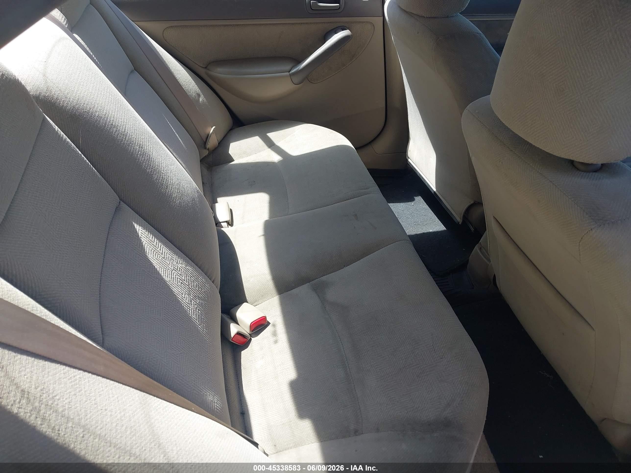 2001 Honda Civic Ex Tan vin: 2HGES26741H529207