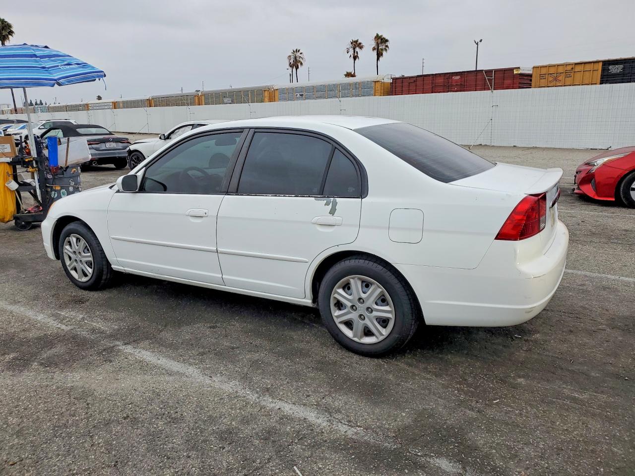 2003 Honda Civic Ex White vin: 2HGES26743H525029
