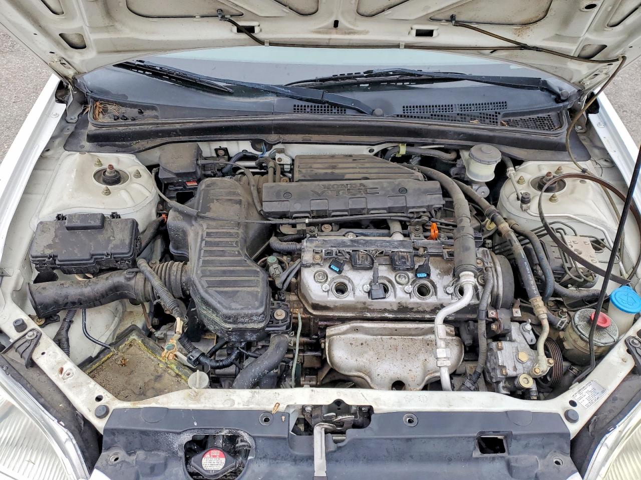 2003 Honda Civic Ex White vin: 2HGES26743H525029
