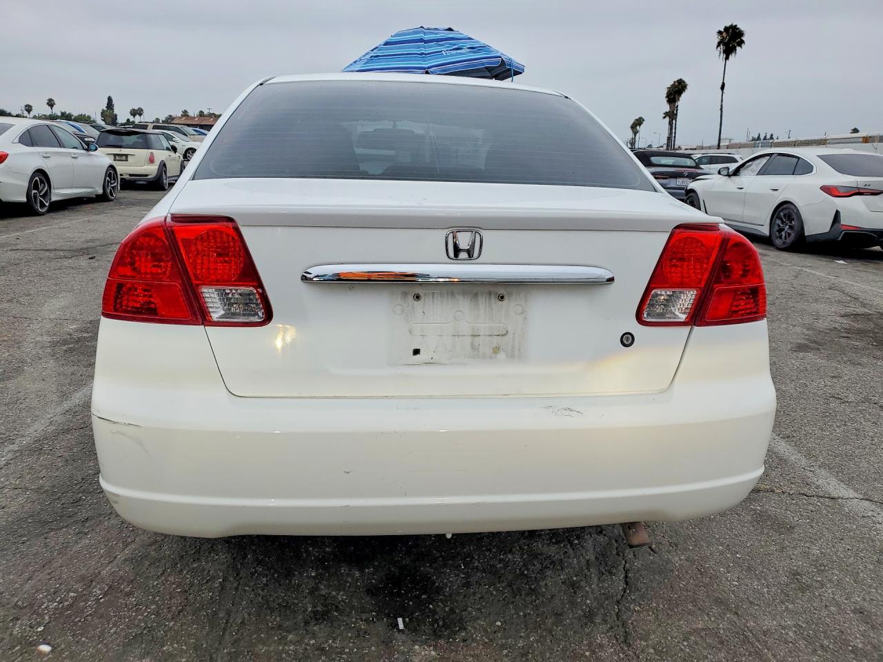2003 Honda Civic Ex White vin: 2HGES26743H525029
