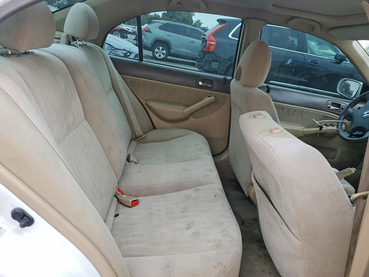 2003 Honda Civic Ex White vin: 2HGES26743H525029