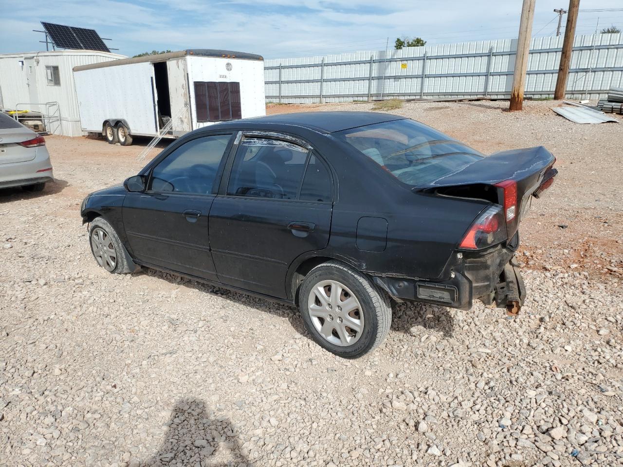 2003 Honda Civic Ex Black vin: 2HGES26743H568768