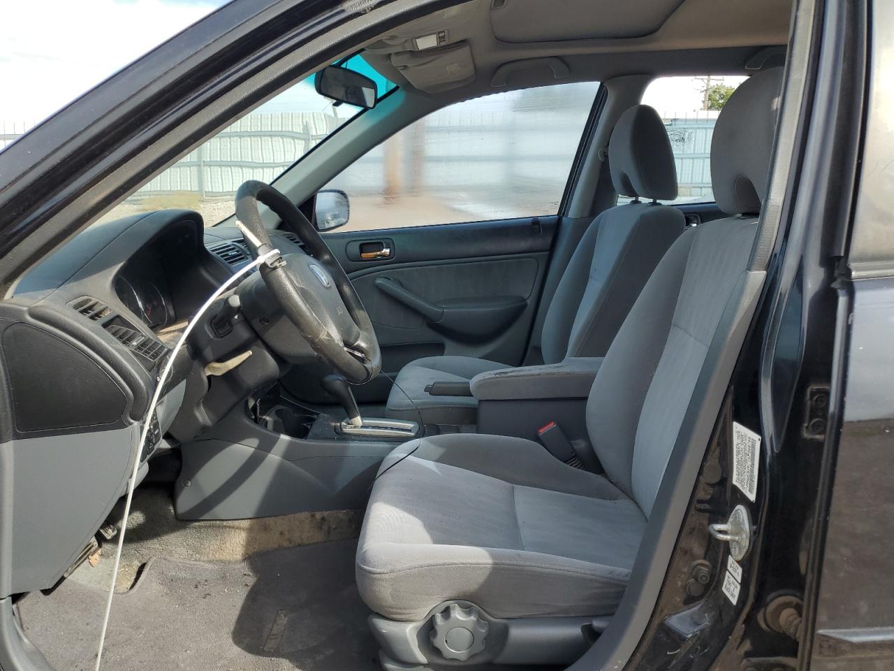 2003 Honda Civic Ex Black vin: 2HGES26743H568768