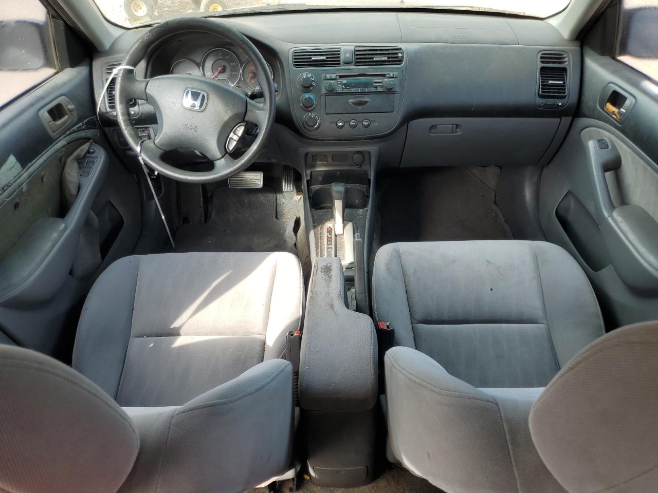 2003 Honda Civic Ex Black vin: 2HGES26743H568768